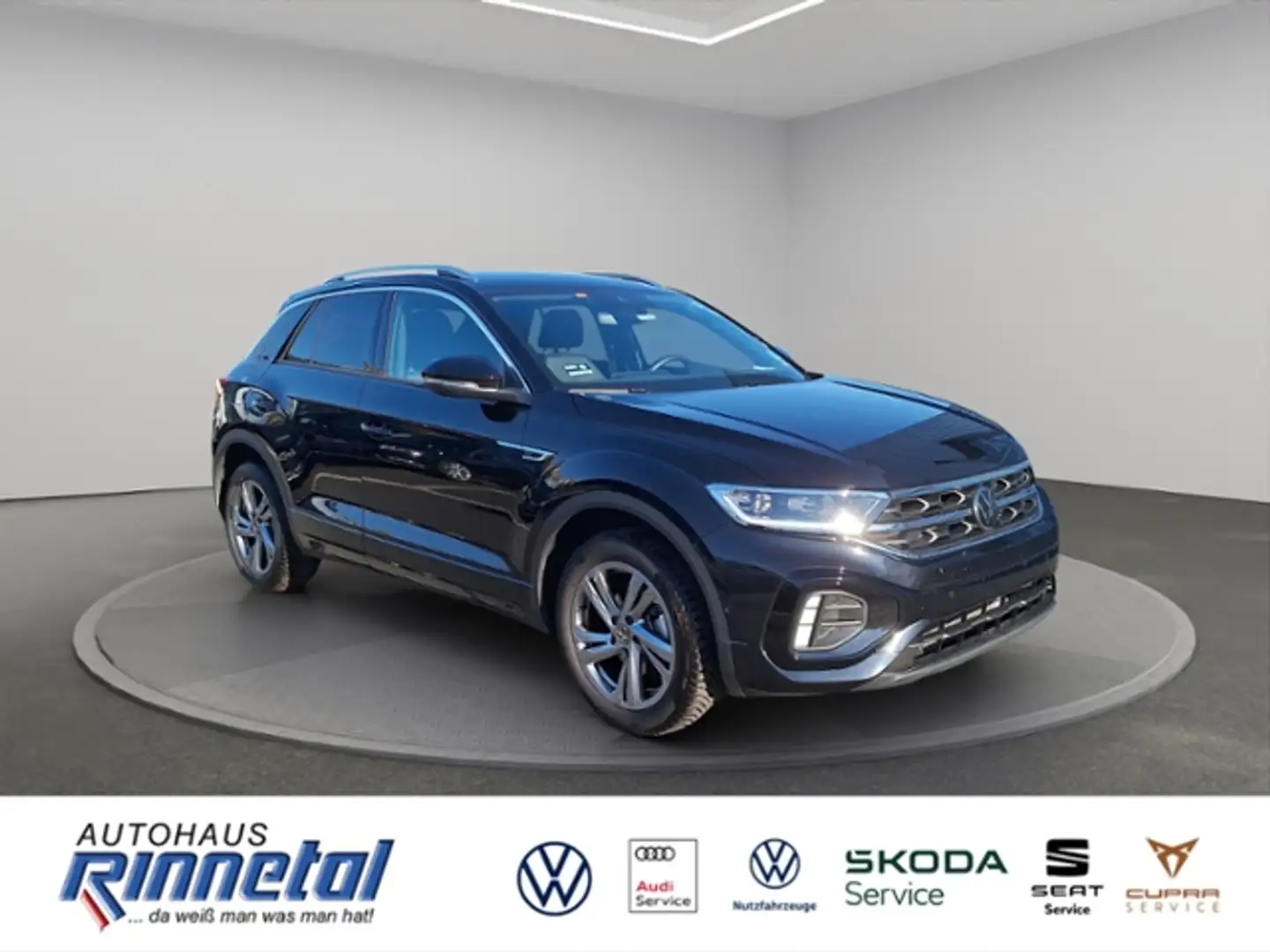 Volkswagen T-Roc 1.5 TSI OPF DSG R-Line AHK+KAMERA+ACC+NAVI+KLIMAA Schwarz - 1