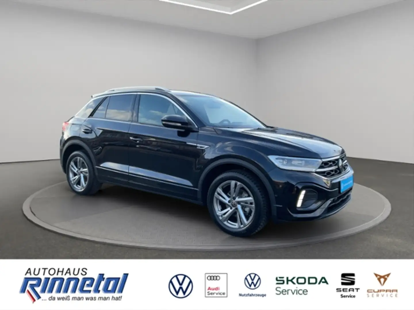 Volkswagen T-Roc 1.5 TSI OPF DSG R-Line AHK+KAMERA+ACC+NAVI+KLIMAA Schwarz - 2