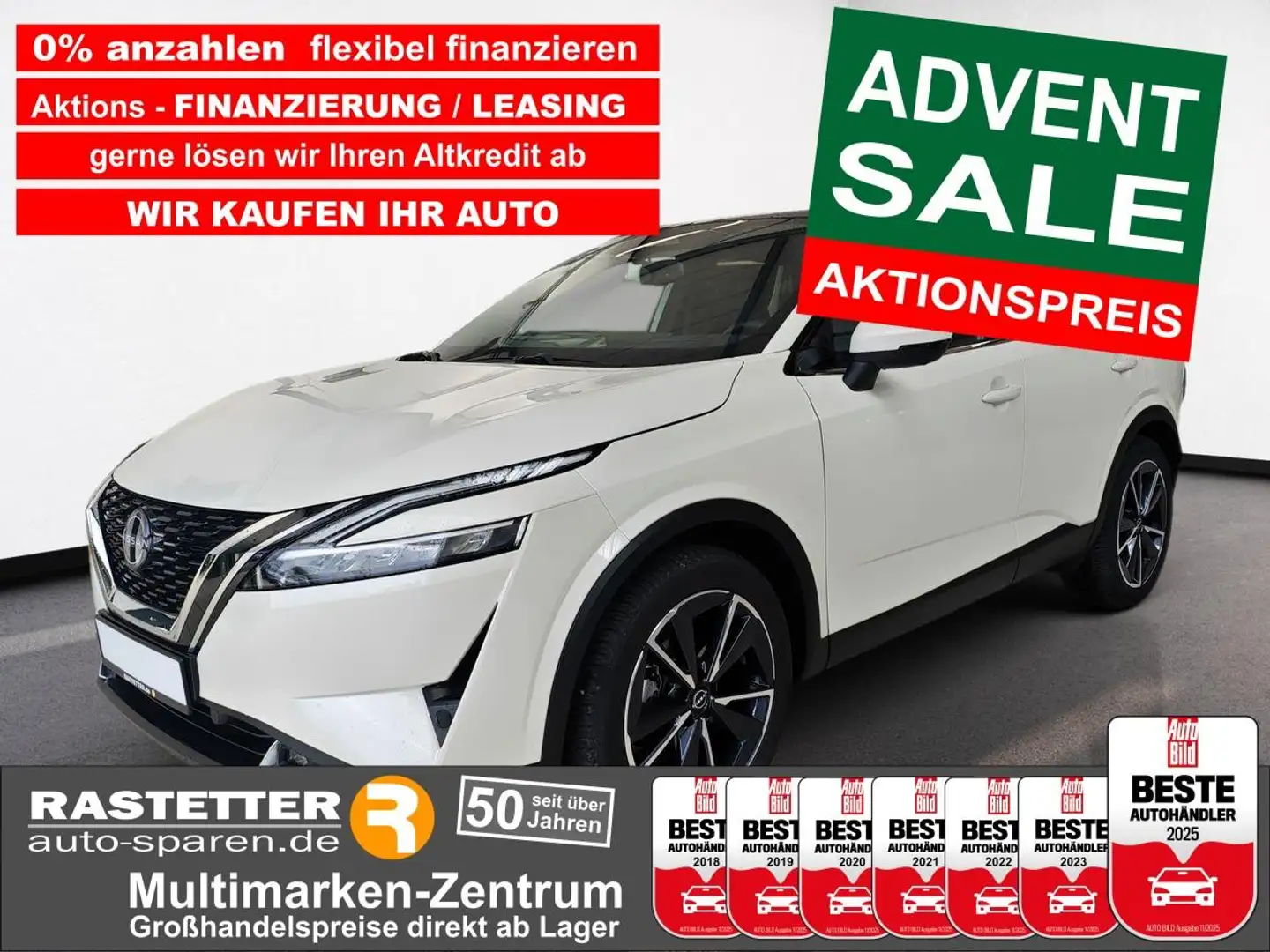 Nissan Qashqai Xtronic 4x4 tekna Pano+Bose+19Z+Design+Business+Pr Alb - 1