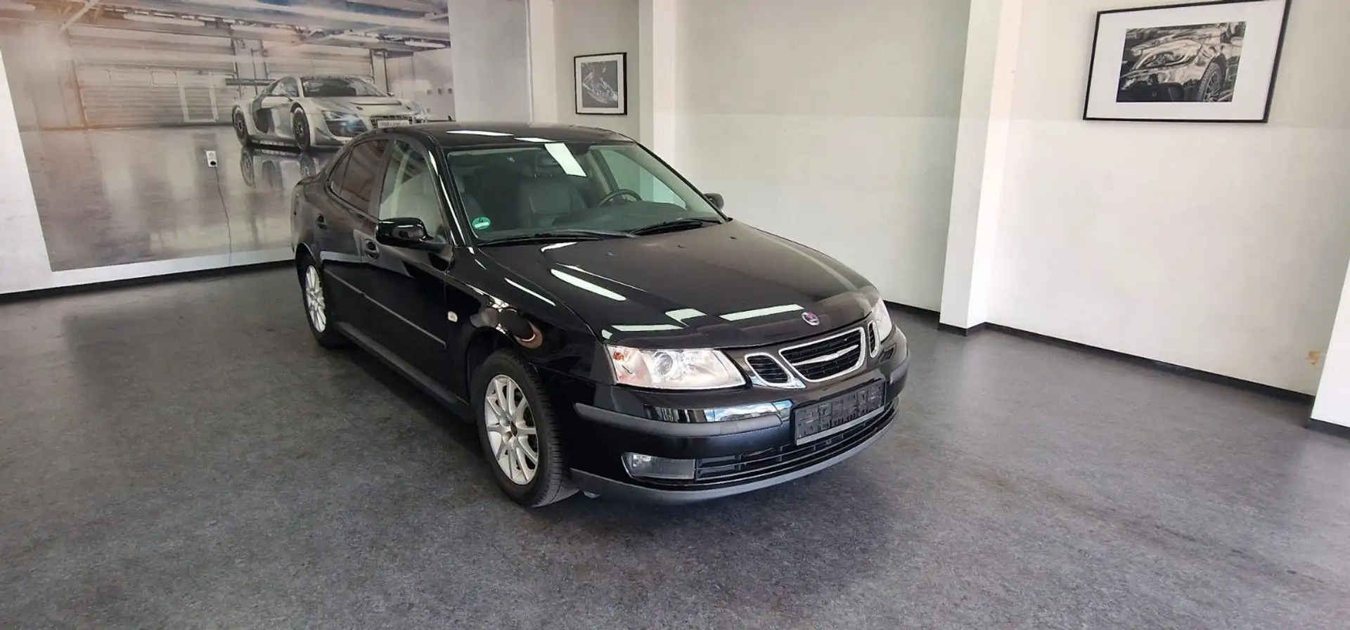 Saab 9-3 2.0T Limousine PDC Leder TÜV 07/2027 Noir - 2