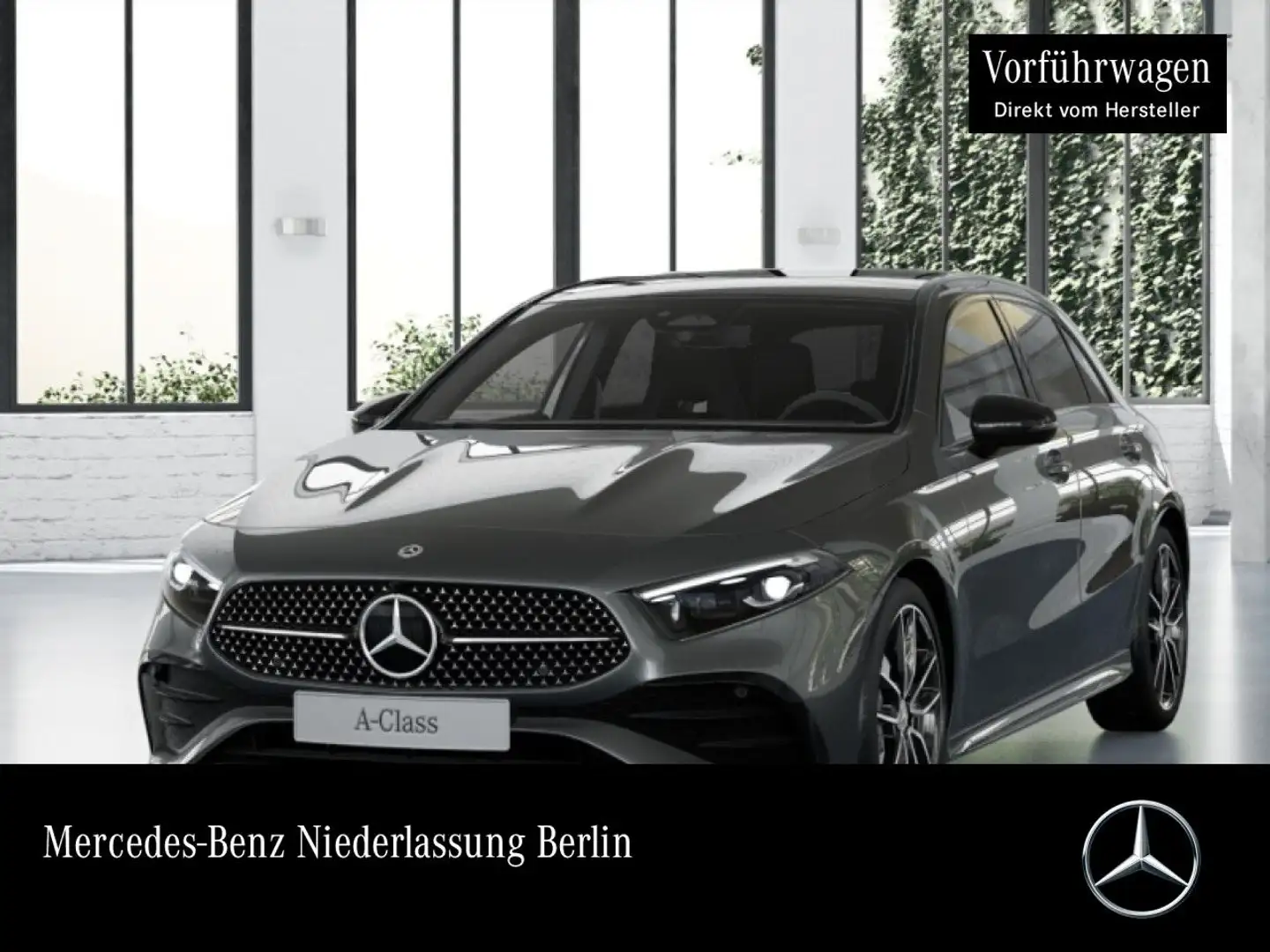 Mercedes-Benz A 200 AMG+NIGHT+PANO+MULTIBEAM+KAMERA+TOTW+7G Grau - 1
