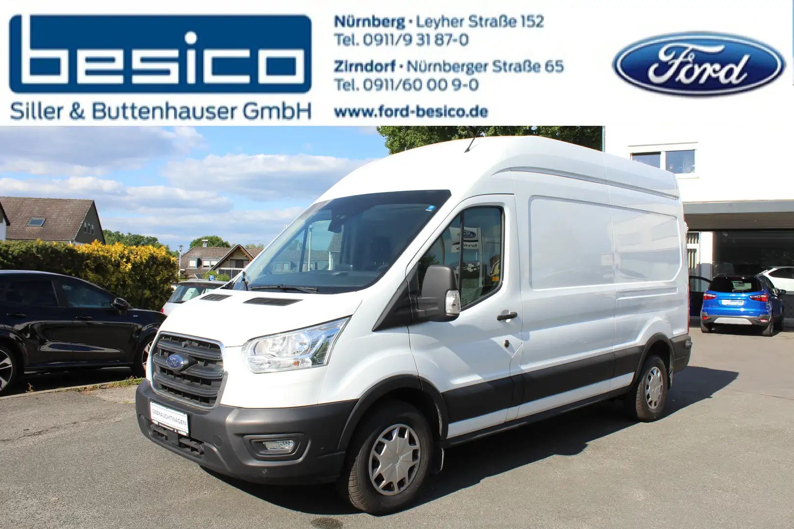 Ford Transit Trend 350 L3H3*170PS*Kamera*Navi*Express Line*PDC Blanc - 1