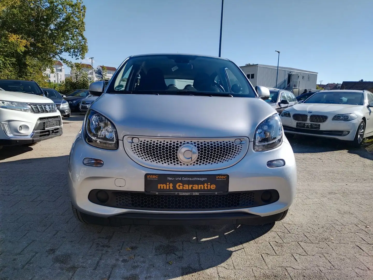 smart forFour 52kW+TÜV/03/2027+GARANTIE+2.HD+NAVI+SHZ Argent - 1