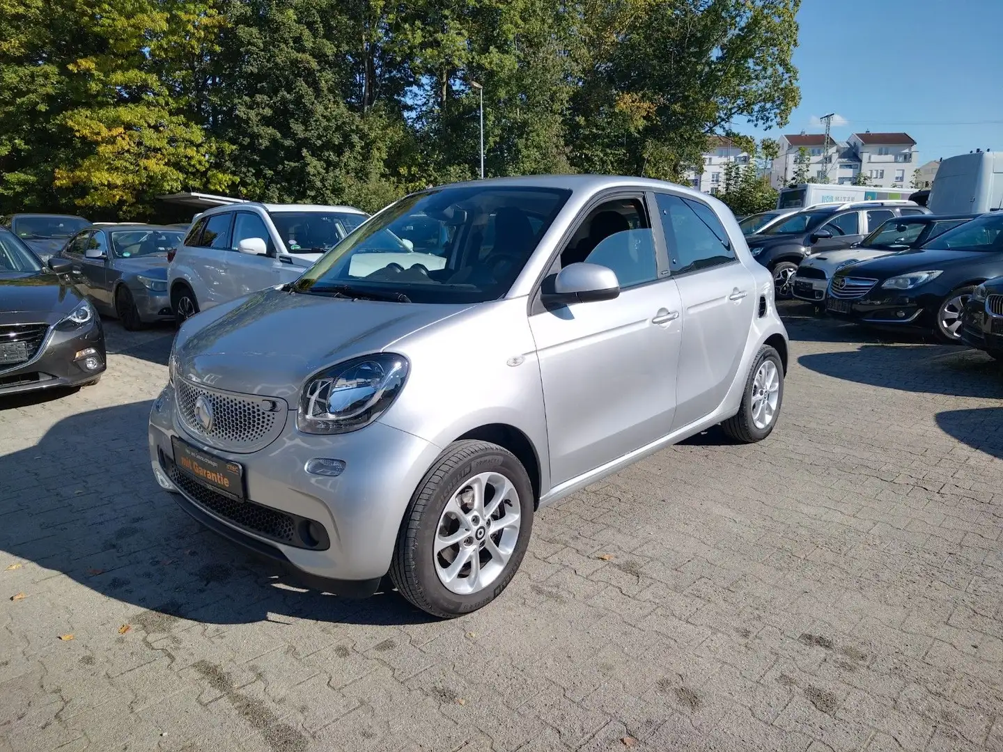smart forFour 52kW+TÜV/03/2027+GARANTIE+2.HD+NAVI+SHZ Argent - 2