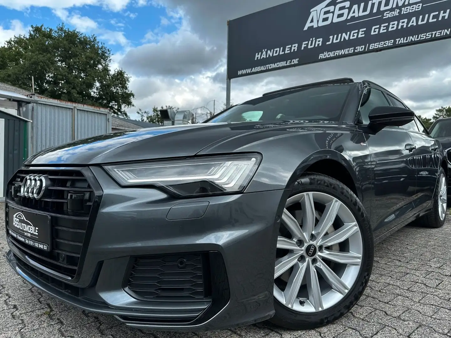 Audi A6 50 TDI quattro S-Line PANO*Matrix*ACC*Standh. Grau - 1