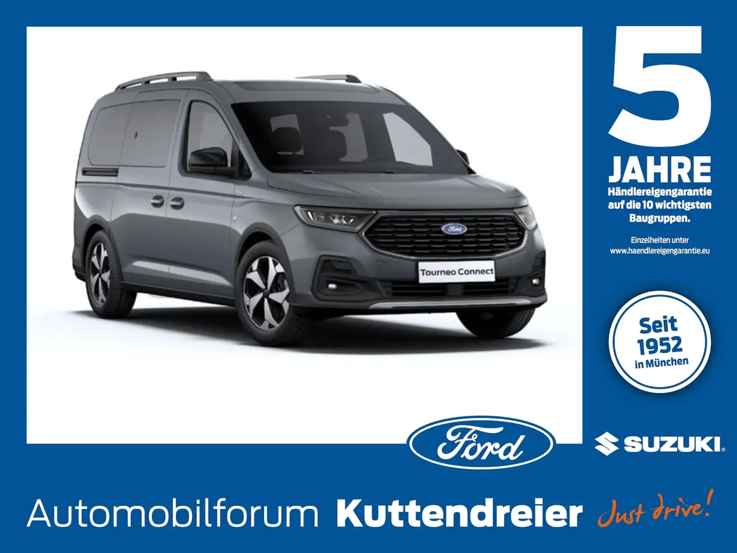 Ford Grand Tourneo Connect L2 7-SITZER*iACC*NAVI Grijs - 1