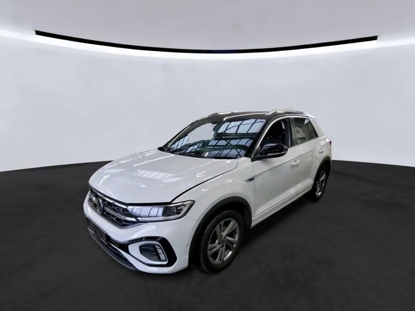 Volkswagen T-Roc 2.0 TDI DSG R-LINE +AHK +LED +ACC +RKAM +VIRTUAL Weiß - 2