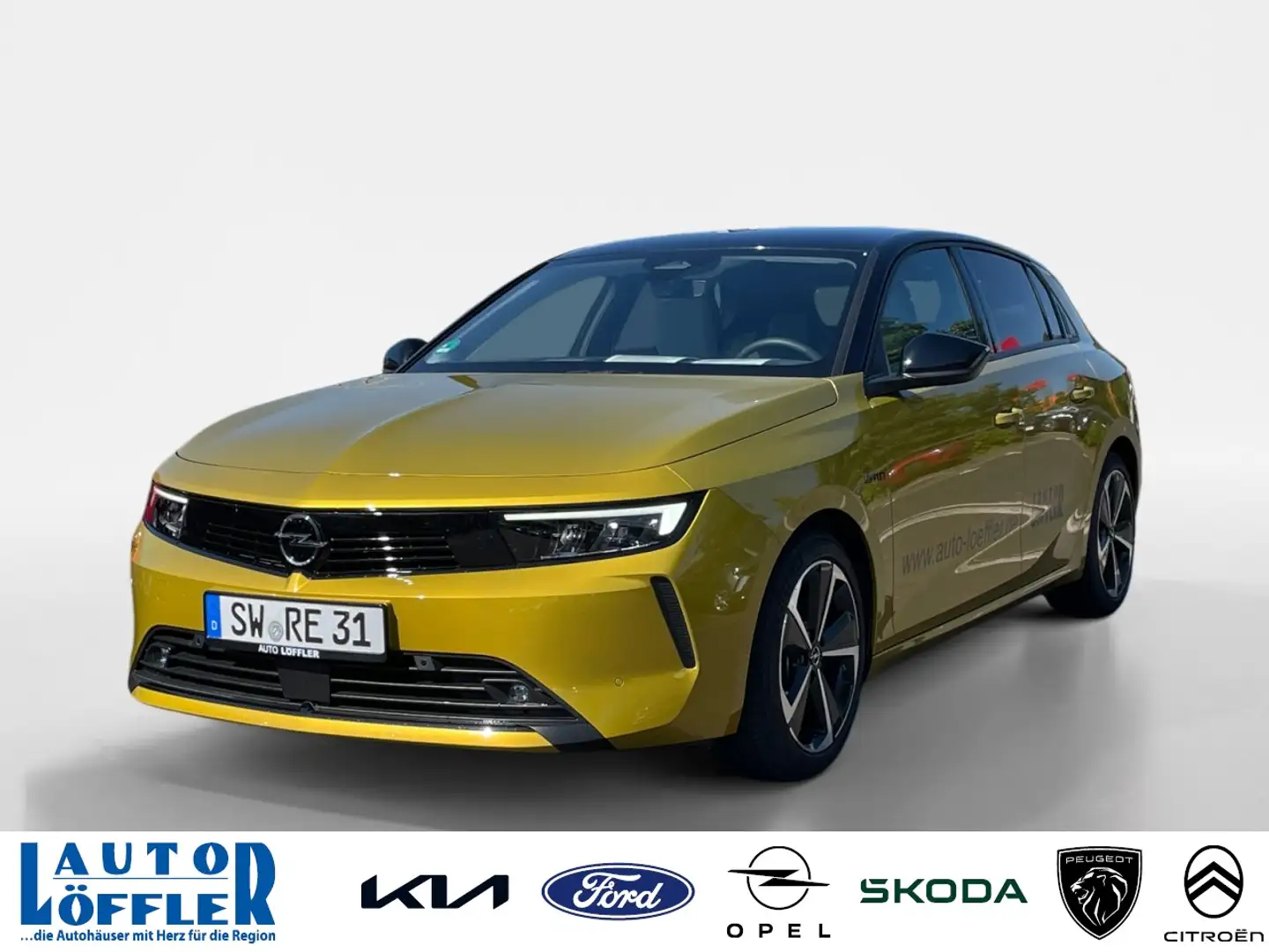 Opel Astra 1.2 Elegance Klima PDC RFK Bluetooth DAB Klima Gelb - 1