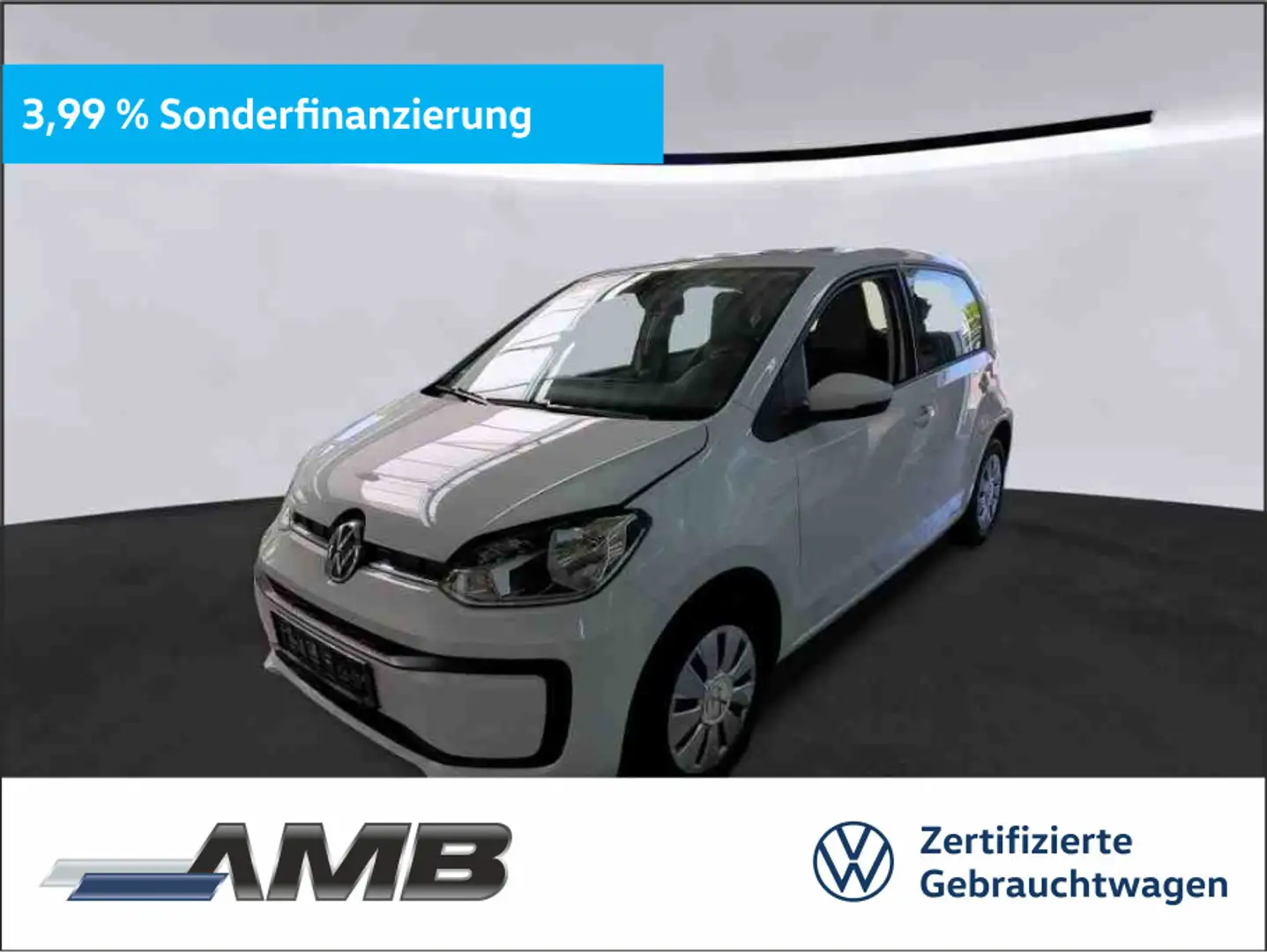 Volkswagen up! eco up! 1.0 CNG Erdgas/Navi/Klima/4Türen Weiß - 1