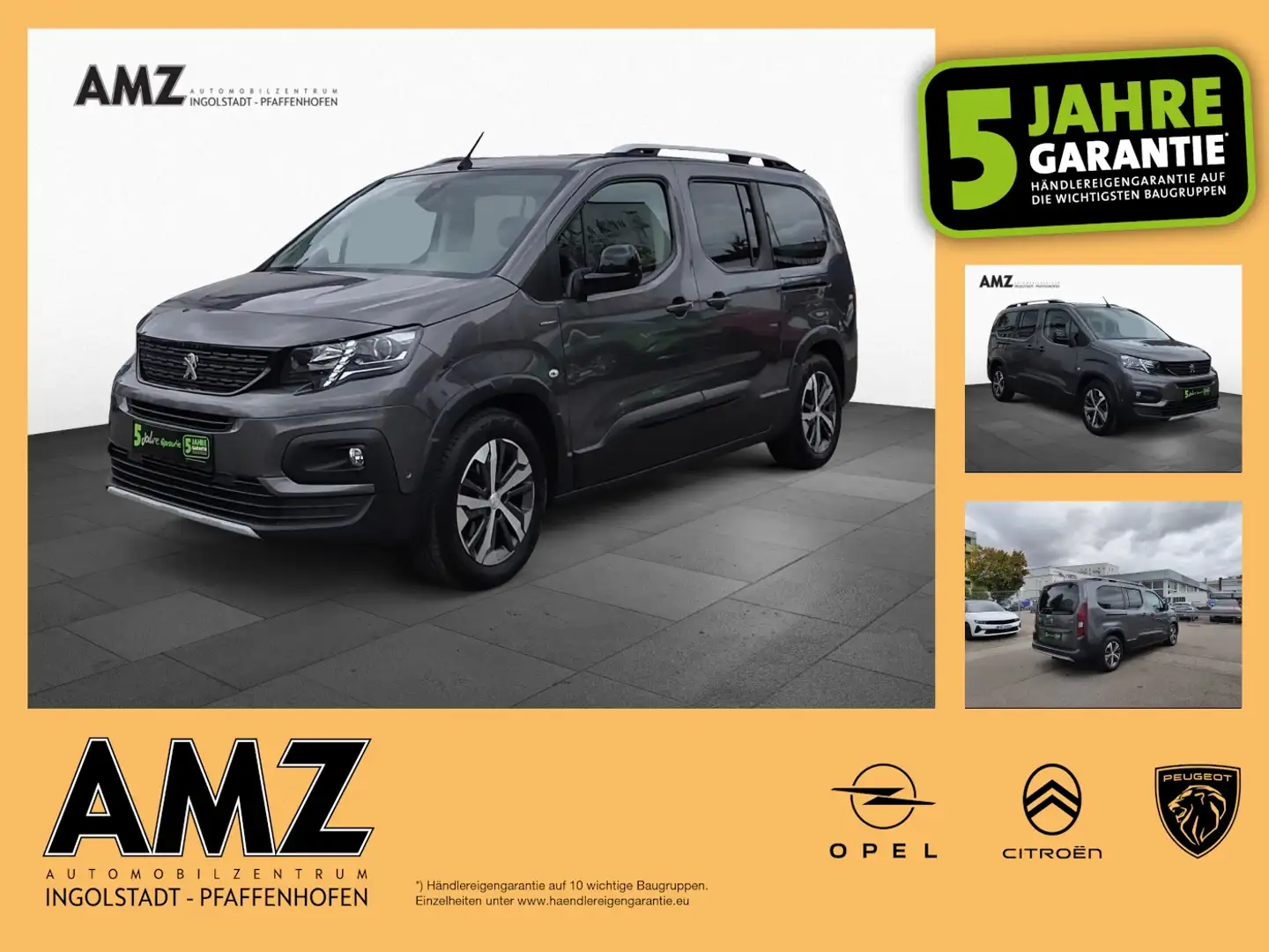 Peugeot Rifter L2 Allure AHK NAVI PDC Klimaauto. KAM Grau - 1
