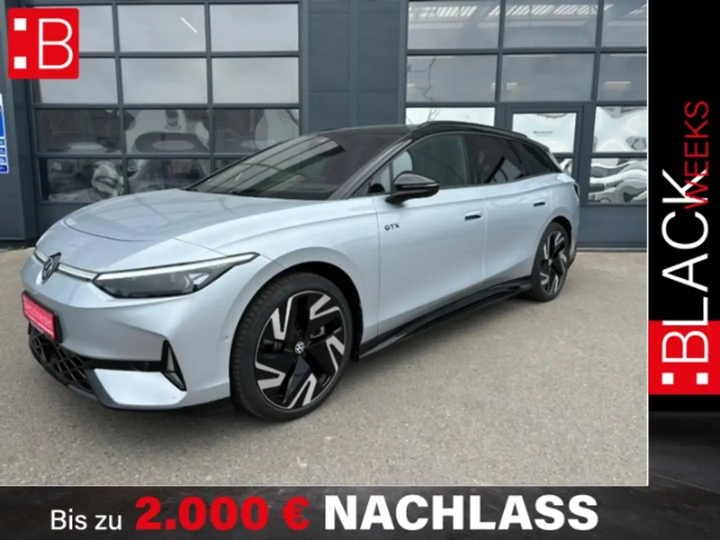 Volkswagen ID.7 Tourer 4Mo. GTX 91 kWh MATRIX-LED 21 WP 360°KAMERA Silber - 1