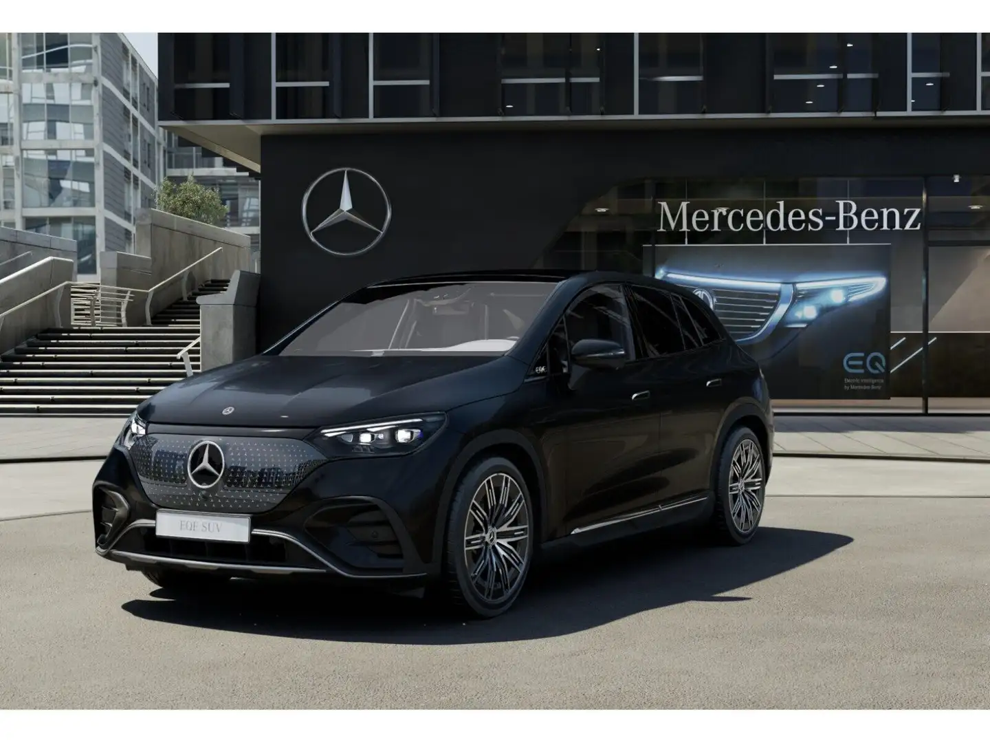 Mercedes-Benz EQE 500 4M AMG-Sport/Pano/HAL/Night/Hyper/Burm Schwarz - 1