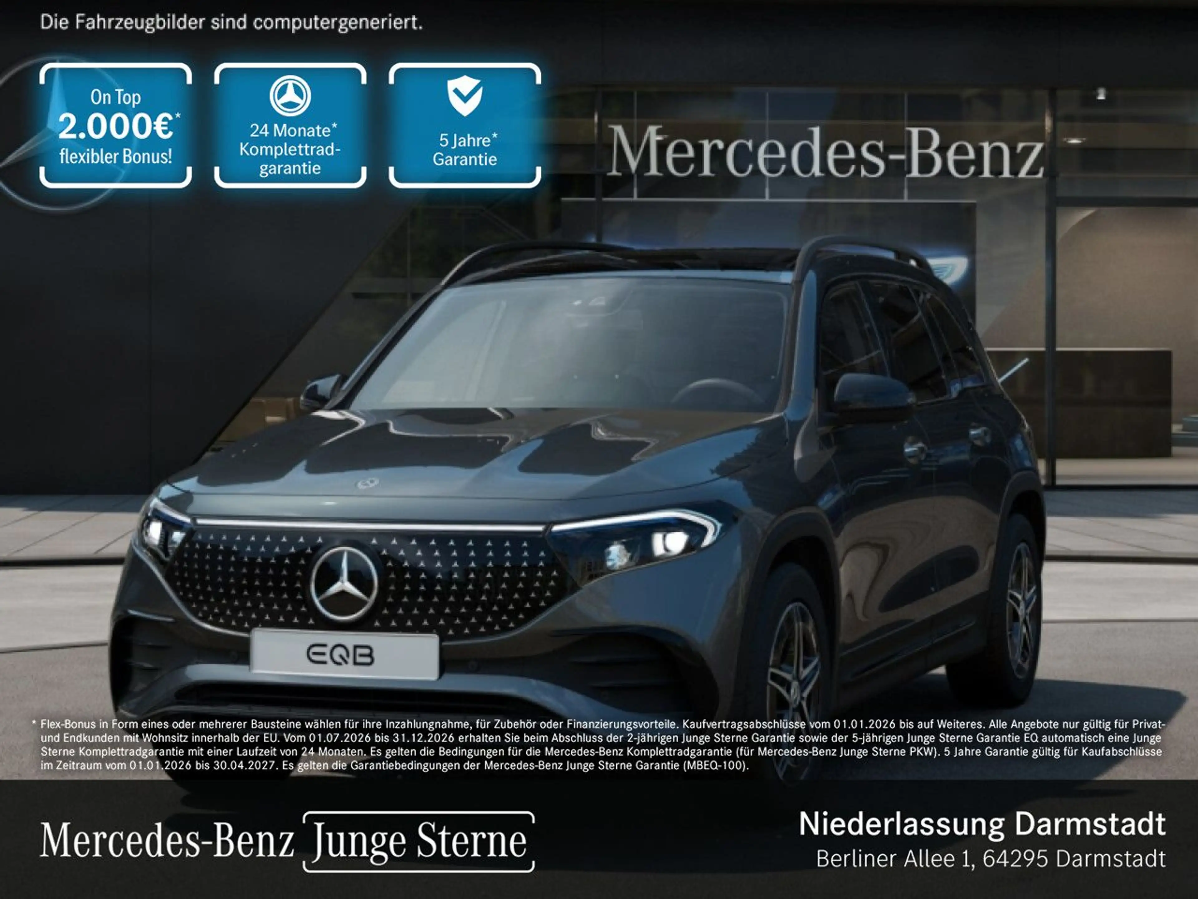 Mercedes-Benz EQB 250 AMG+NIGHT+PLUS-PAKET+AHK+PANO+KAMERA+SPUR