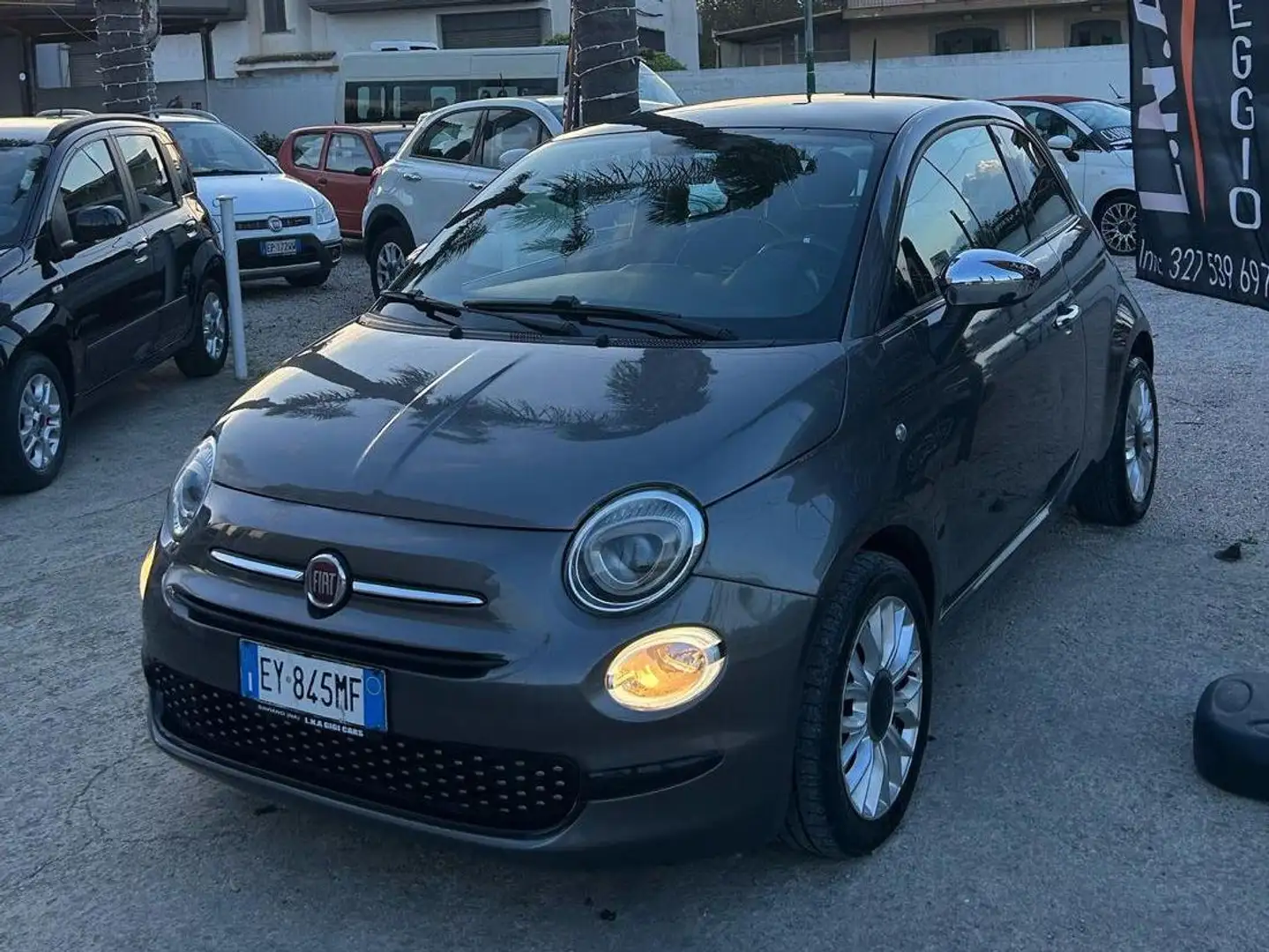 Fiat 500 500 1.2 S 69cv E6 Grijs - 1