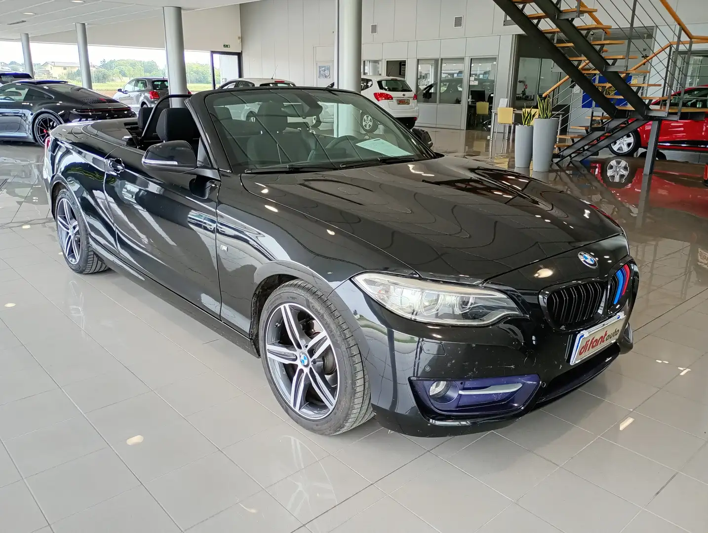 BMW 218 Serie 2 F23 Cabrio 218d Cabrio Sport auto Nero - 2