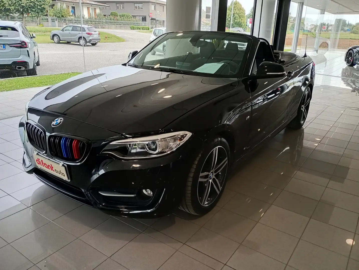 BMW 218 Serie 2 F23 Cabrio 218d Cabrio Sport auto Nero - 1