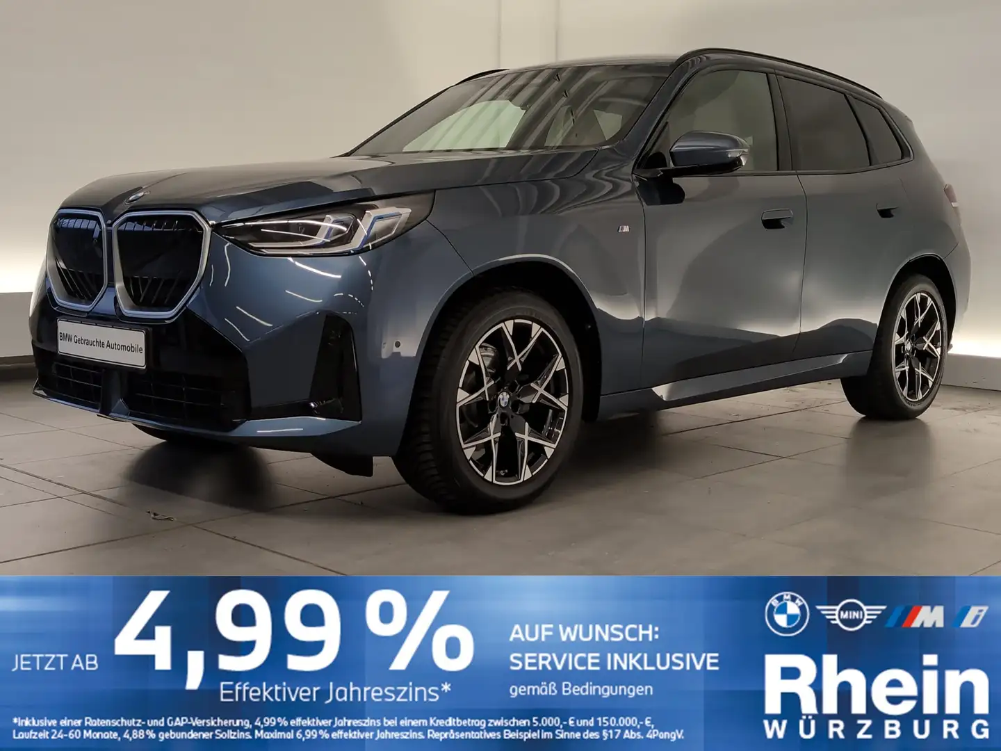 BMW X3 20d xDrive M Sport Navi/LED/HarKar/AHK/KomfZg Navi Blau - 1