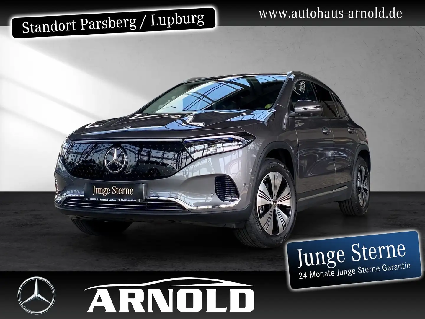 Mercedes-Benz EQA 300 EQA 300 4M Progressive Fahrass-P AHK 360° Memory Grijs - 1