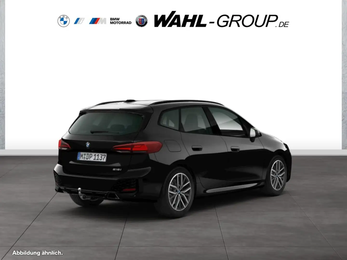 BMW 218 i Active Tourer M Sport AHK LED Navi SHZ Schwarz - 2