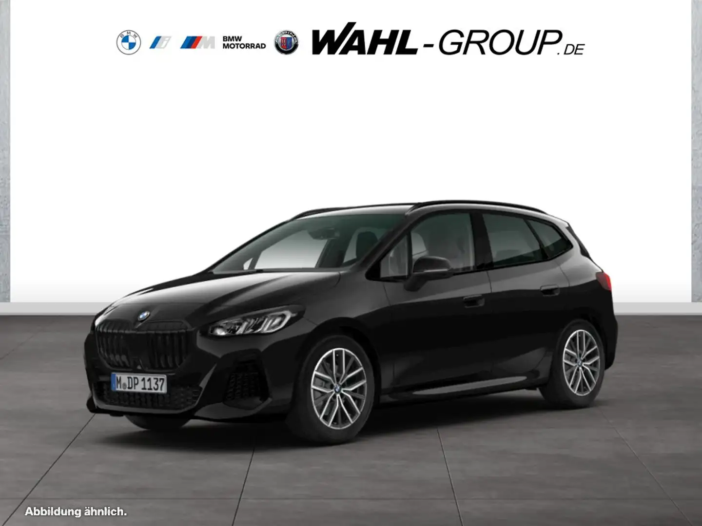 BMW 218 i Active Tourer M Sport AHK LED Navi SHZ Schwarz - 1
