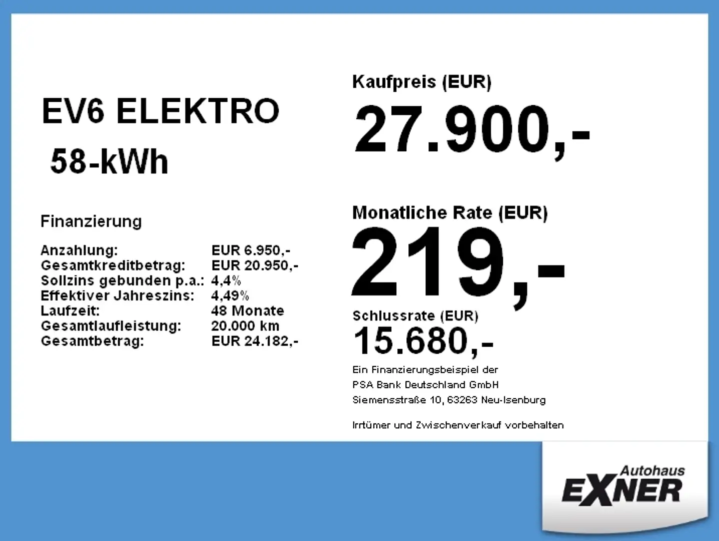 Kia EV6 ELEKTRO 58-kWh ACC+LED+Navi+SHZ+Winterp. Rouge - 2