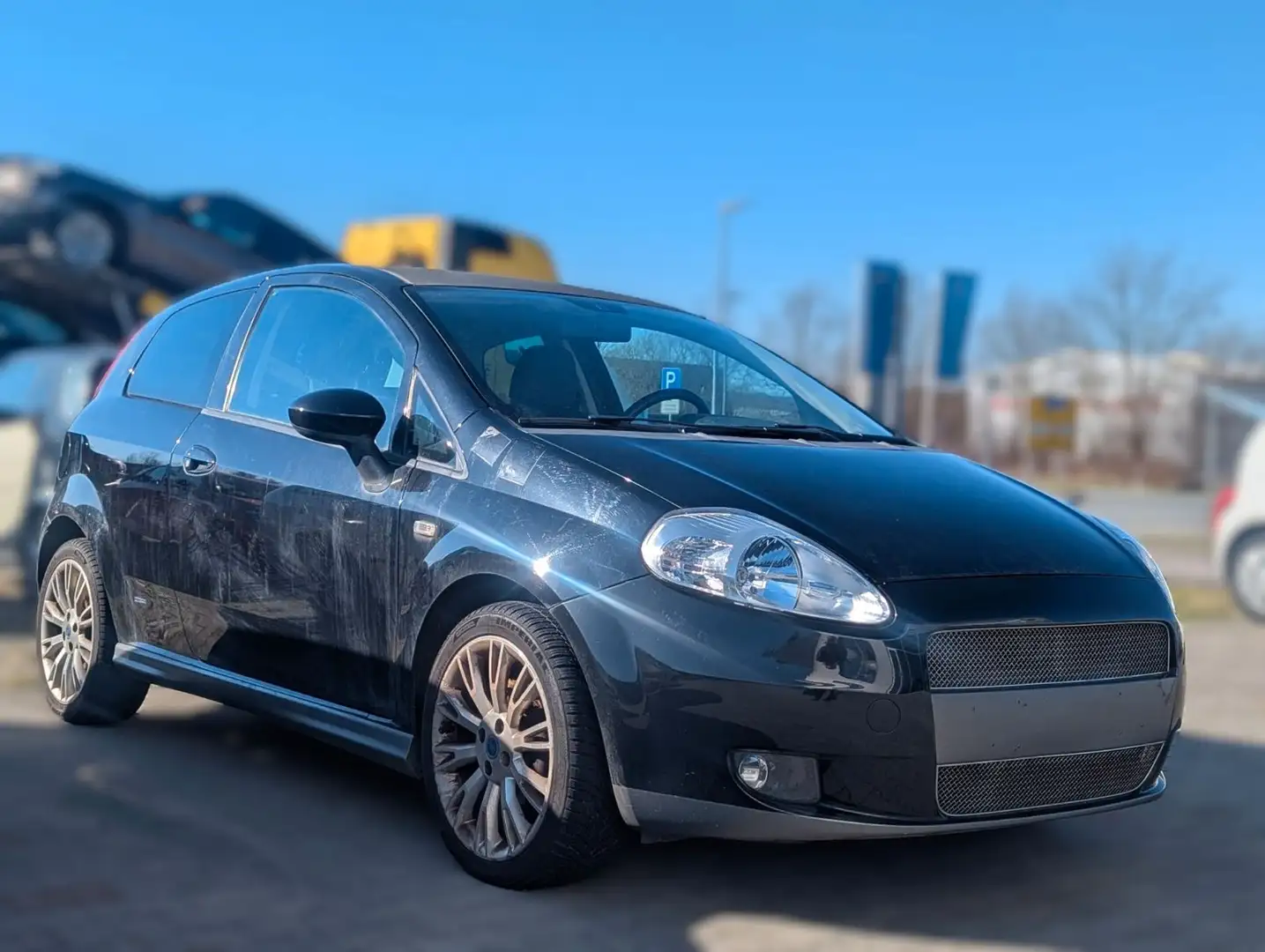Fiat Grande Punto 1.4 16V Sport /kein Tüv / Export Blau - 1
