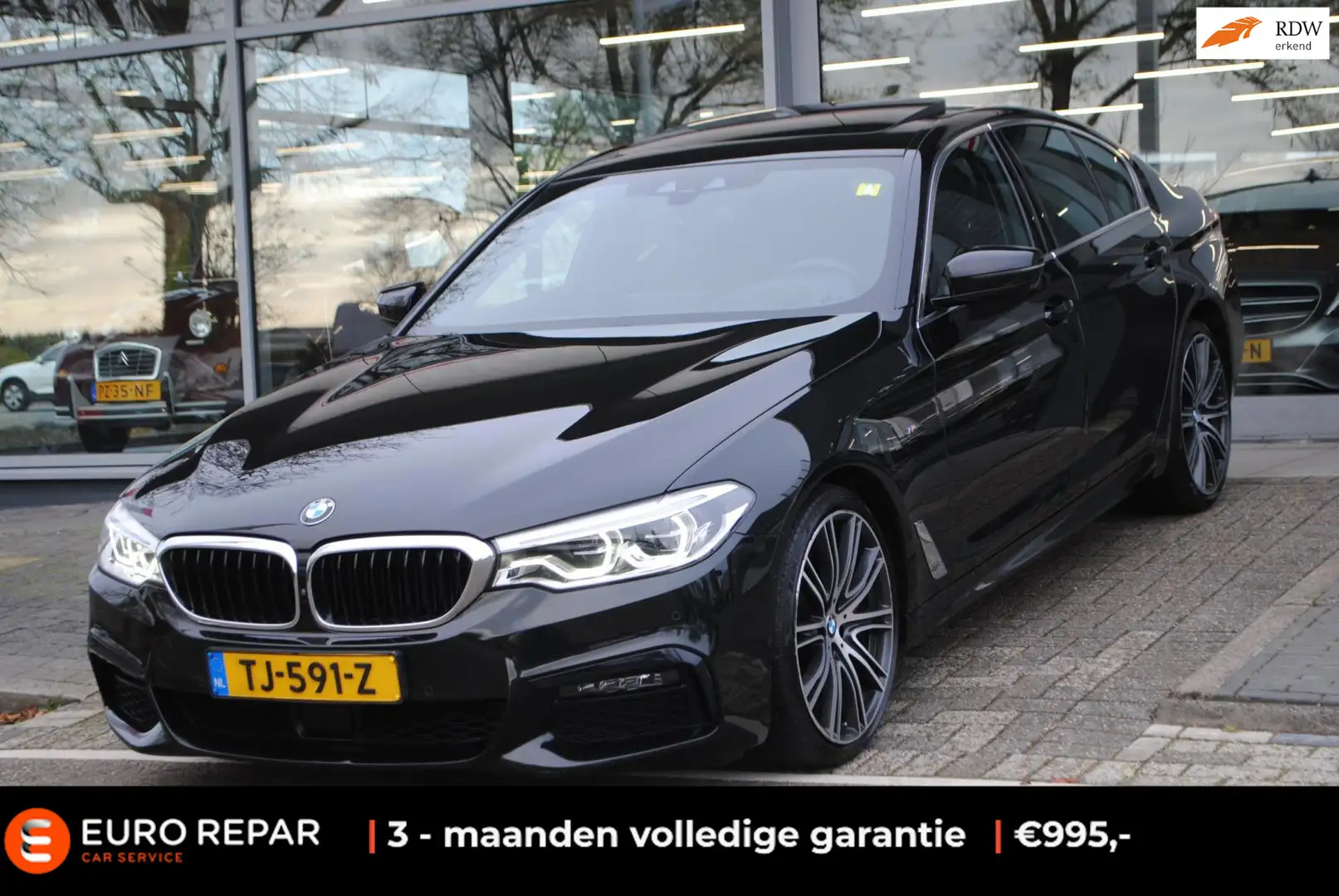 BMW 540 5-serie 540i High Executive M-PAKKET SCHUIFDAK NL- Czarny - 1