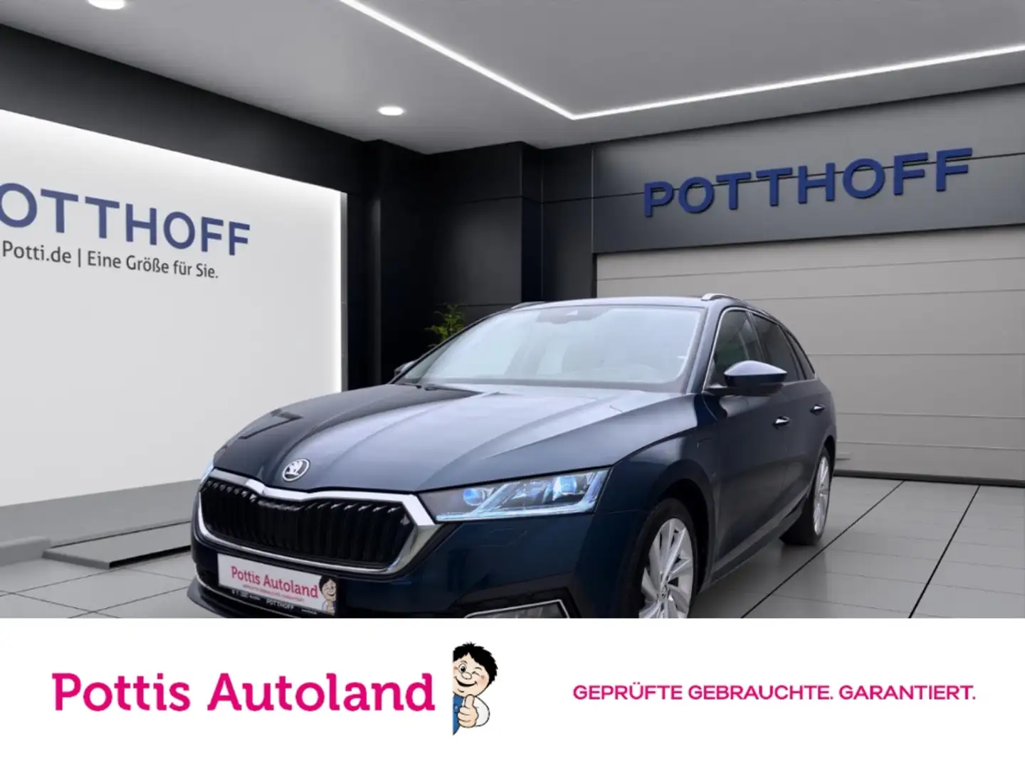 Skoda Octavia Combi iV 1.4 TSI DSG STYLE STANDHZG NAVI LED Blau - 1