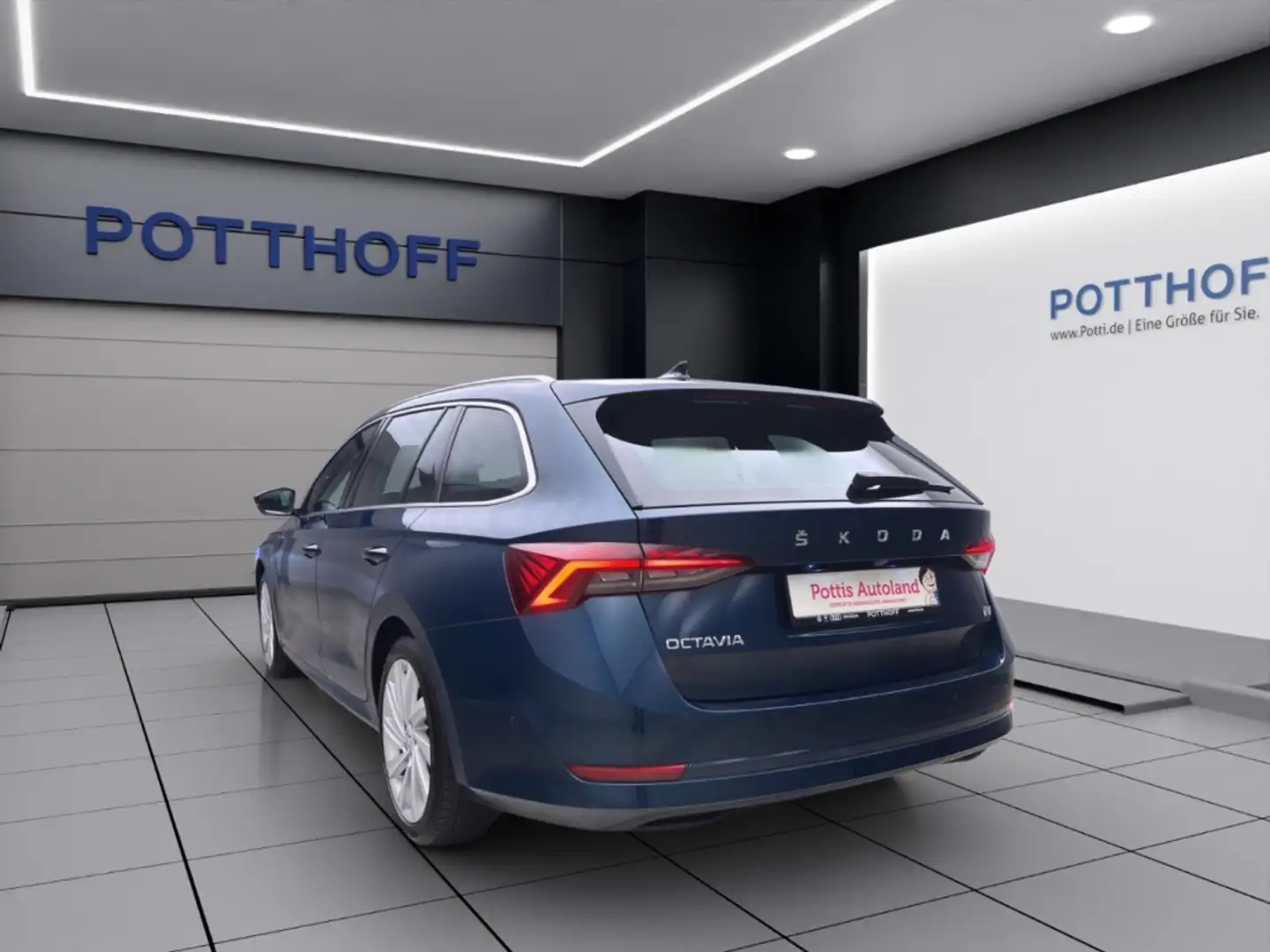 Skoda Octavia Combi iV 1.4 TSI DSG STYLE STANDHZG NAVI LED Blau - 2