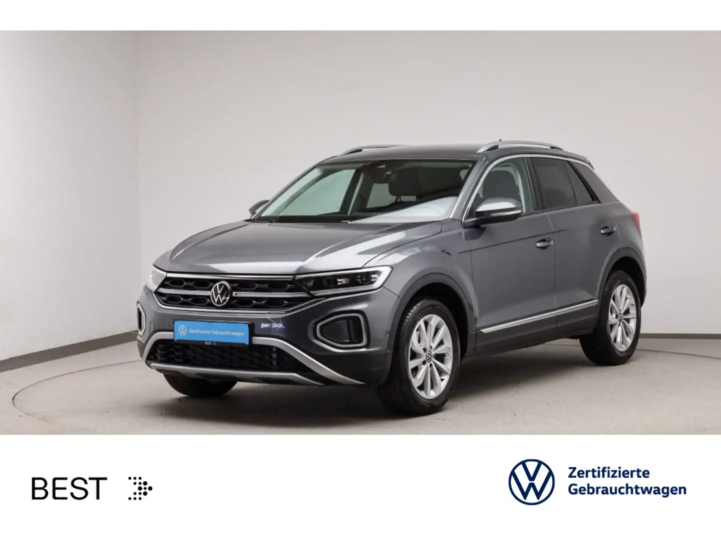 Volkswagen T-Roc T-ROC 1.5 TSI DSG STYLE*IQ.LIGHT*AHK*KAMERA*PDC* Grau - 1
