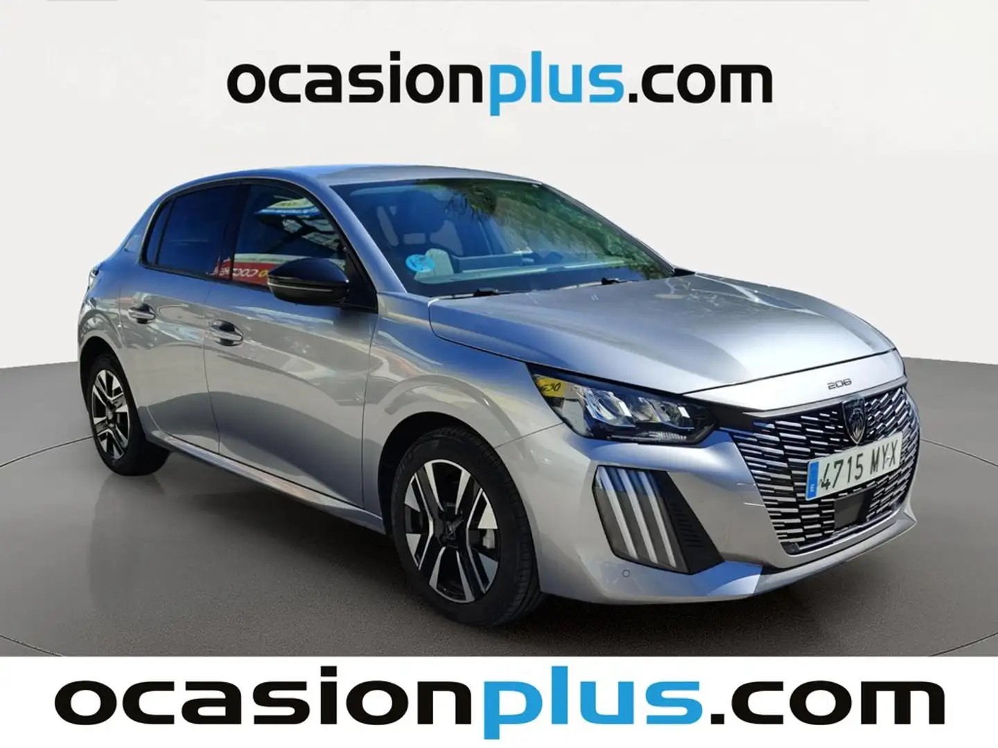 Peugeot 208 1.2 Puretech S&S Allure 100 Gris - 2