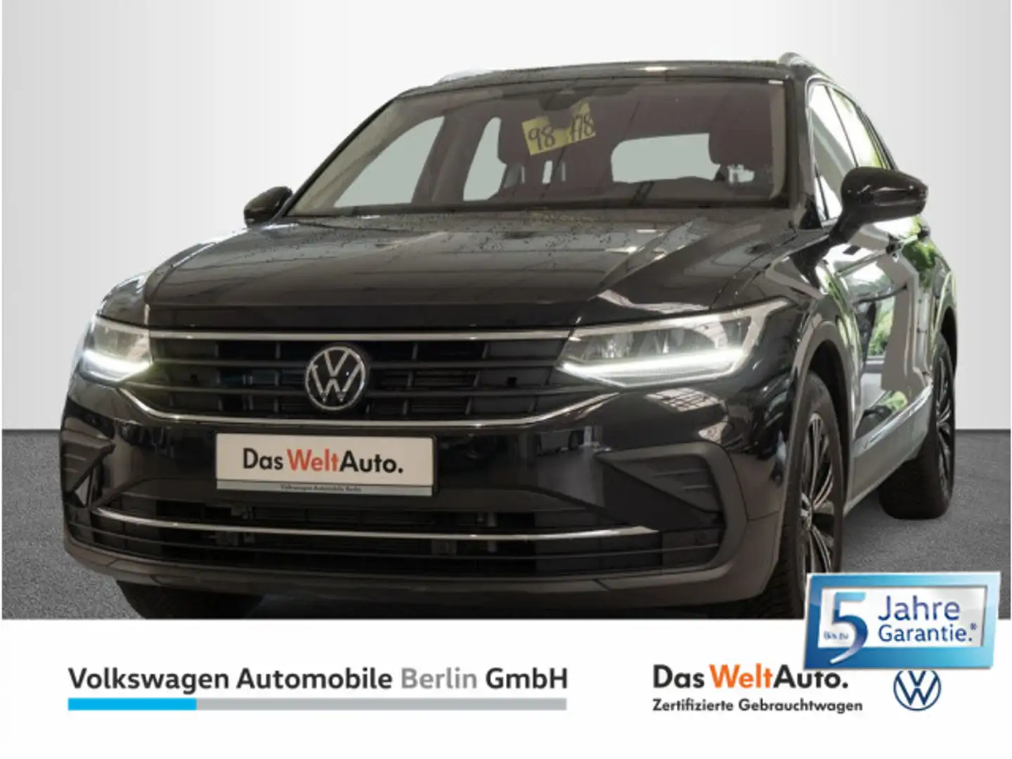 Volkswagen Tiguan 1.5 TSI DSG Active Navi Sonderz. 3,99 % Negro - 1