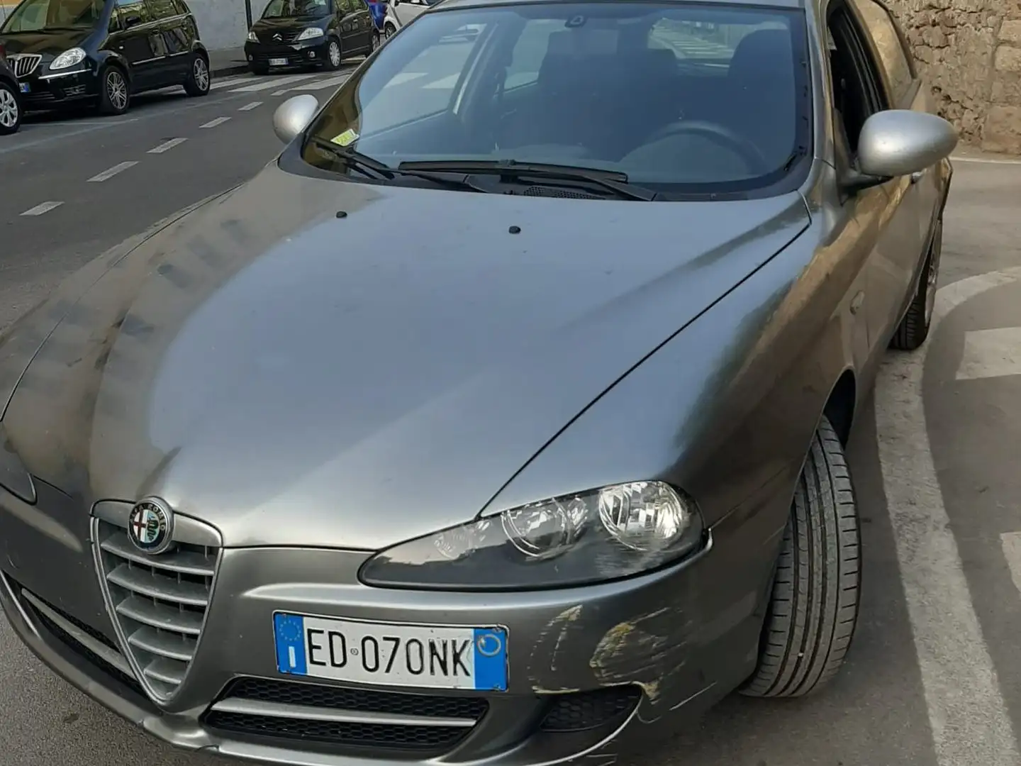 Alfa Romeo 147 147 5p 1.6 ts 16v BlackLine 105cv Szary - 1