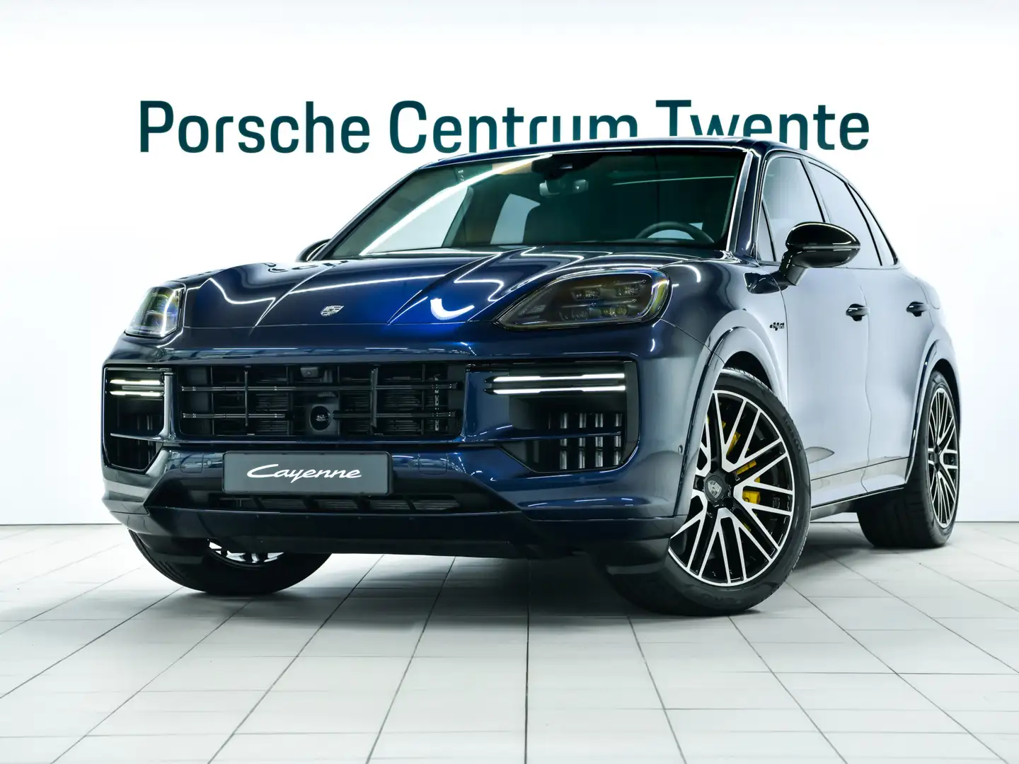Porsche Cayenne Turbo E-Hybrid Blauw - 1