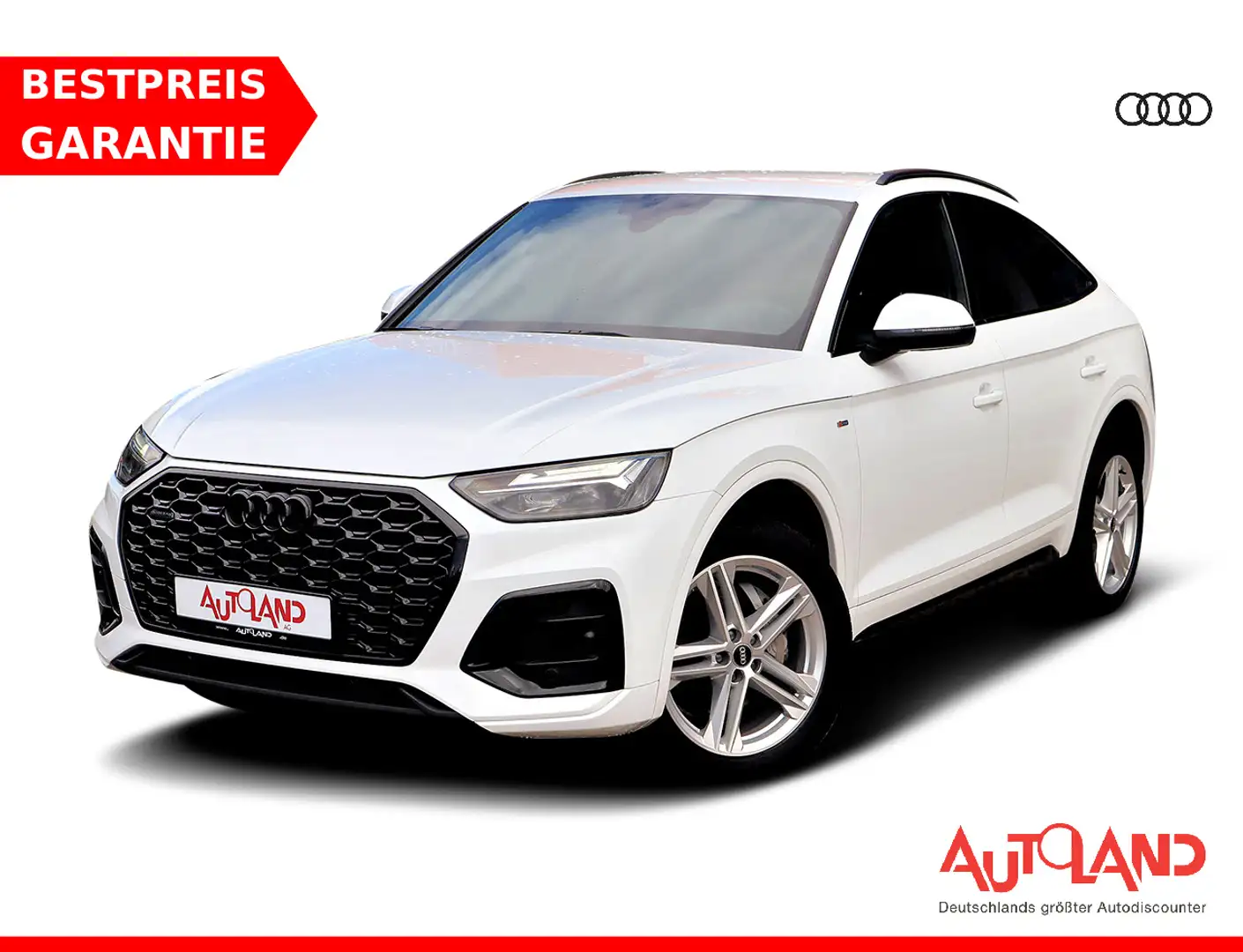 Audi Q5 40 TDI S-Line quattro s-tronic LED ACC Navi Kam Weiß - 1