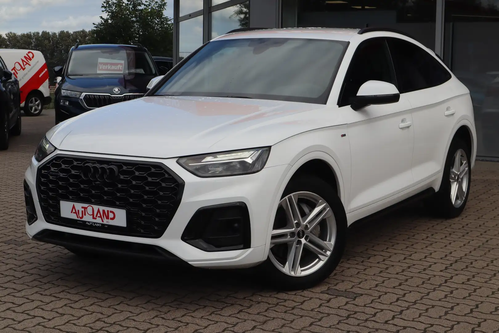 Audi Q5 40 TDI S-Line quattro s-tronic LED ACC Navi Kam Weiß - 2