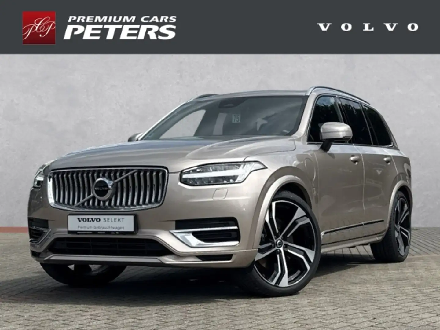 Volvo XC90 Ultra Bright T8 22'' LM 7 Seat AHK Luftf B&W Akust Grijs - 2