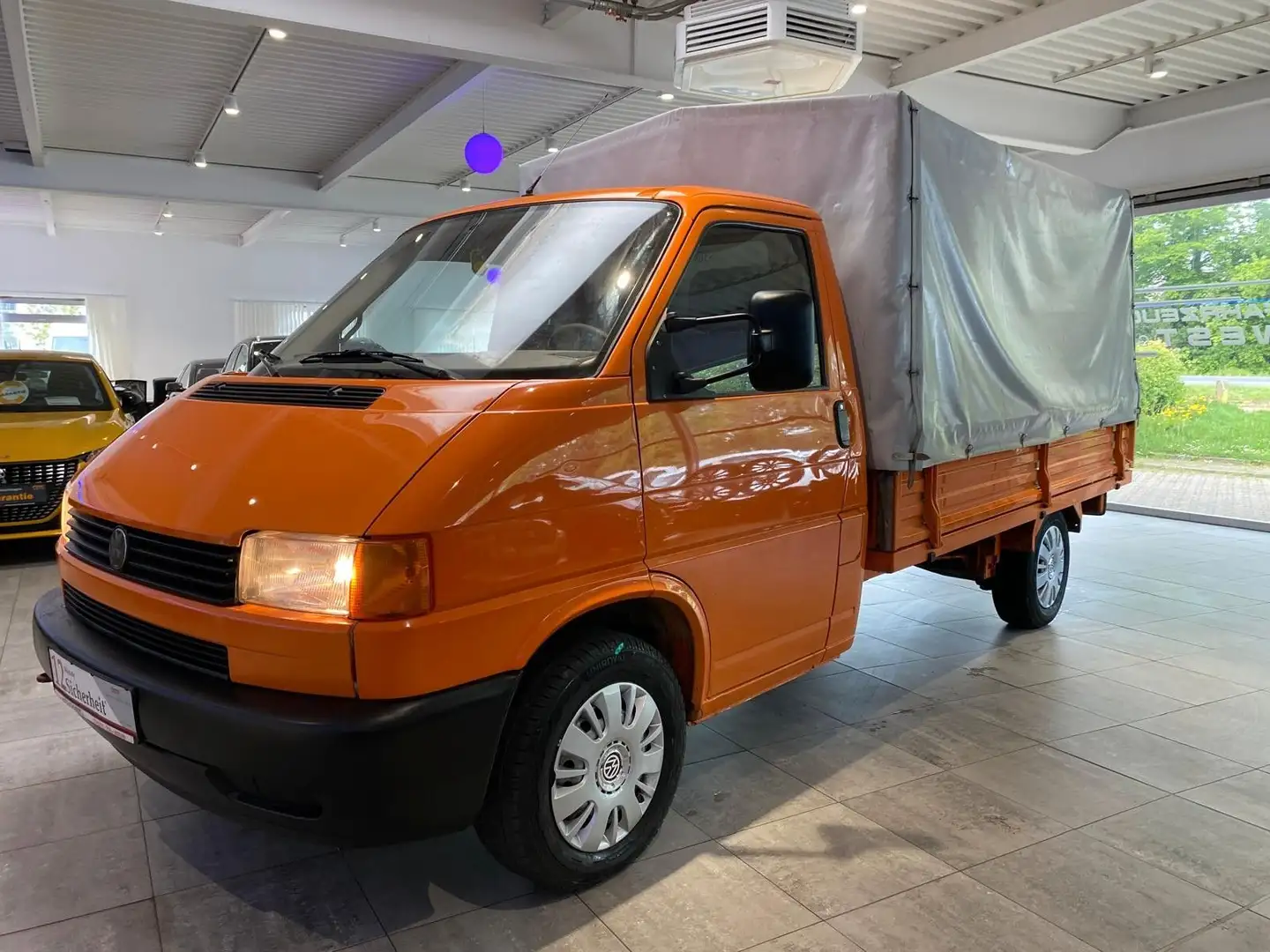 Volkswagen T4 2,5 TDI Lange Pritsche*DPF Grüne Plakette*TÜV Portocaliu - 1
