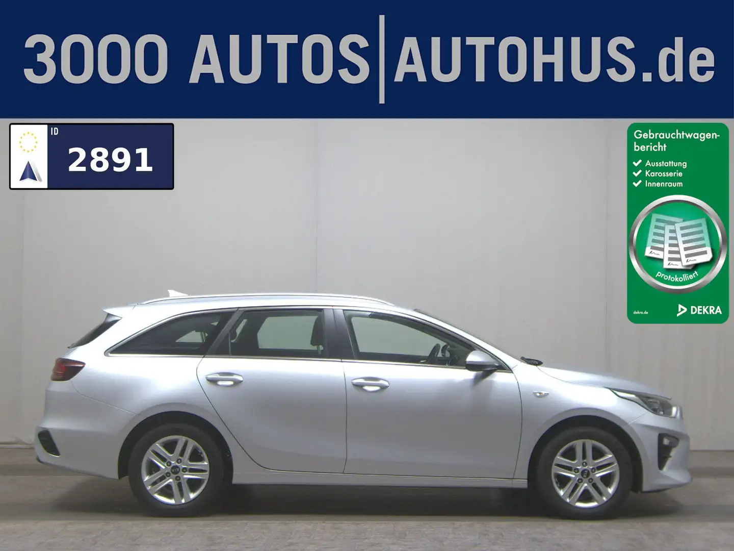 Kia Ceed SW / cee'd SW ceed Sportswagon 1.6 CRDI Vision Navi RfK Shz Argent - 1