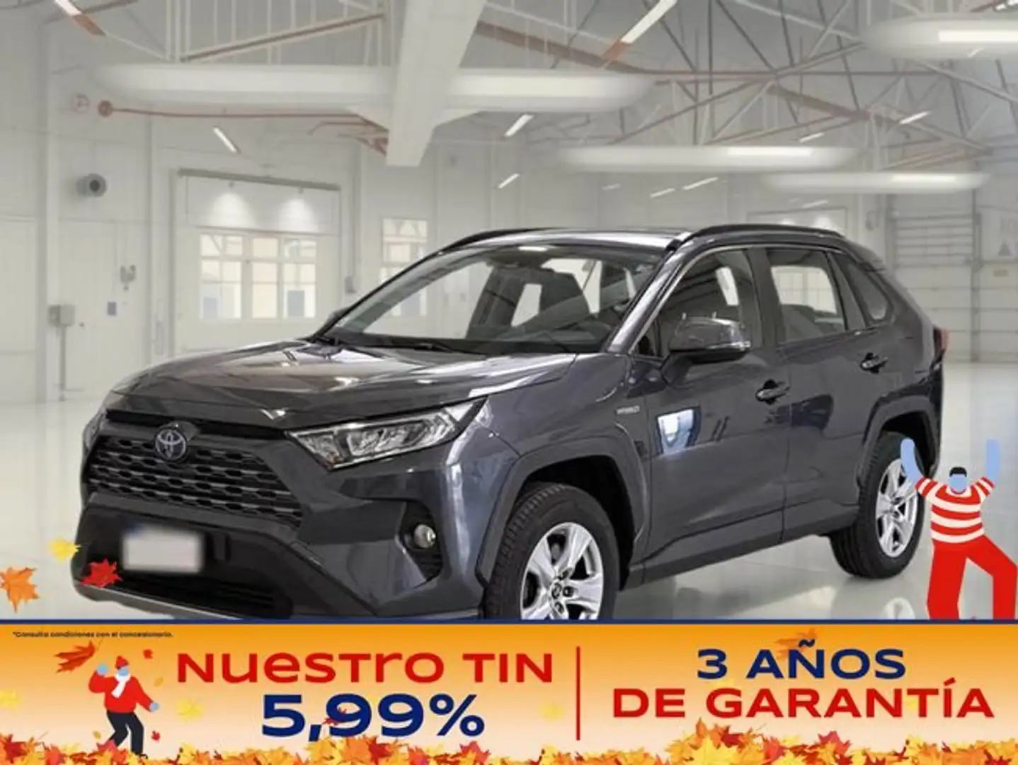 Toyota RAV 4 2.5l 220H Business 4WD Gris - 1