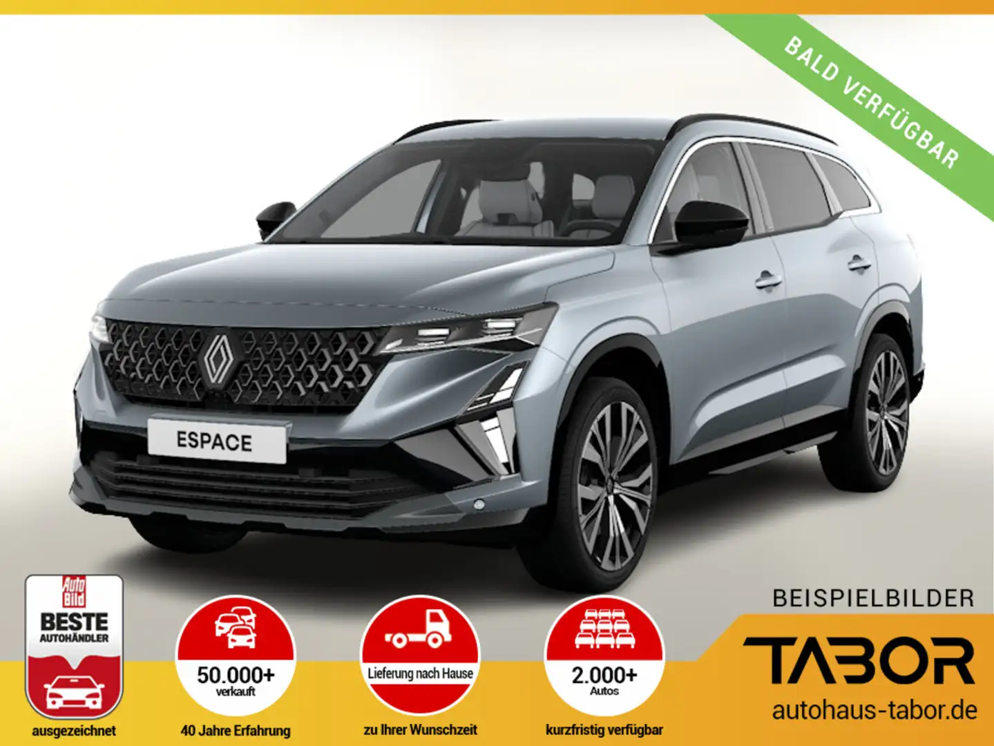 Renault Espace 6 Iconic E-Tech 200 PanoD el Heckkl Grau - 1