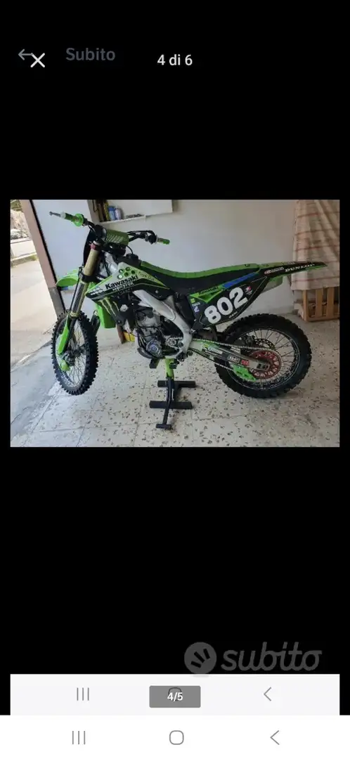 Kawasaki KX 250 Verde - 1