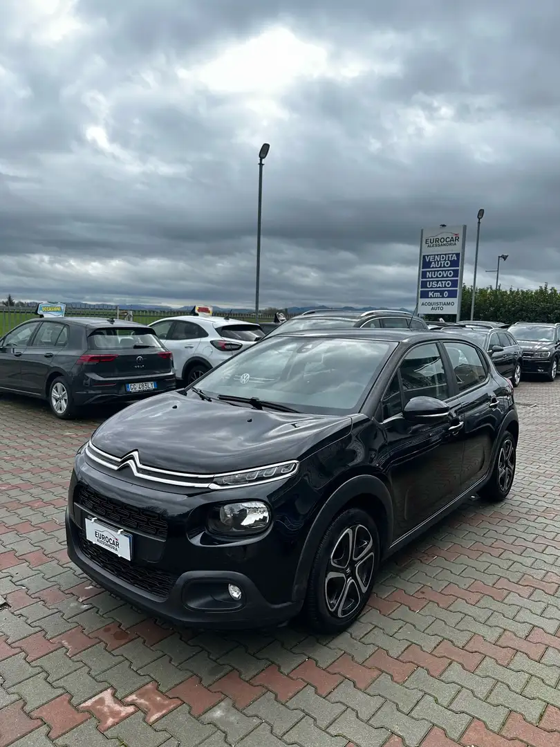 Citroen C3 1.2 puretech Feel Gpl 82cv neopatentati Negro - 1