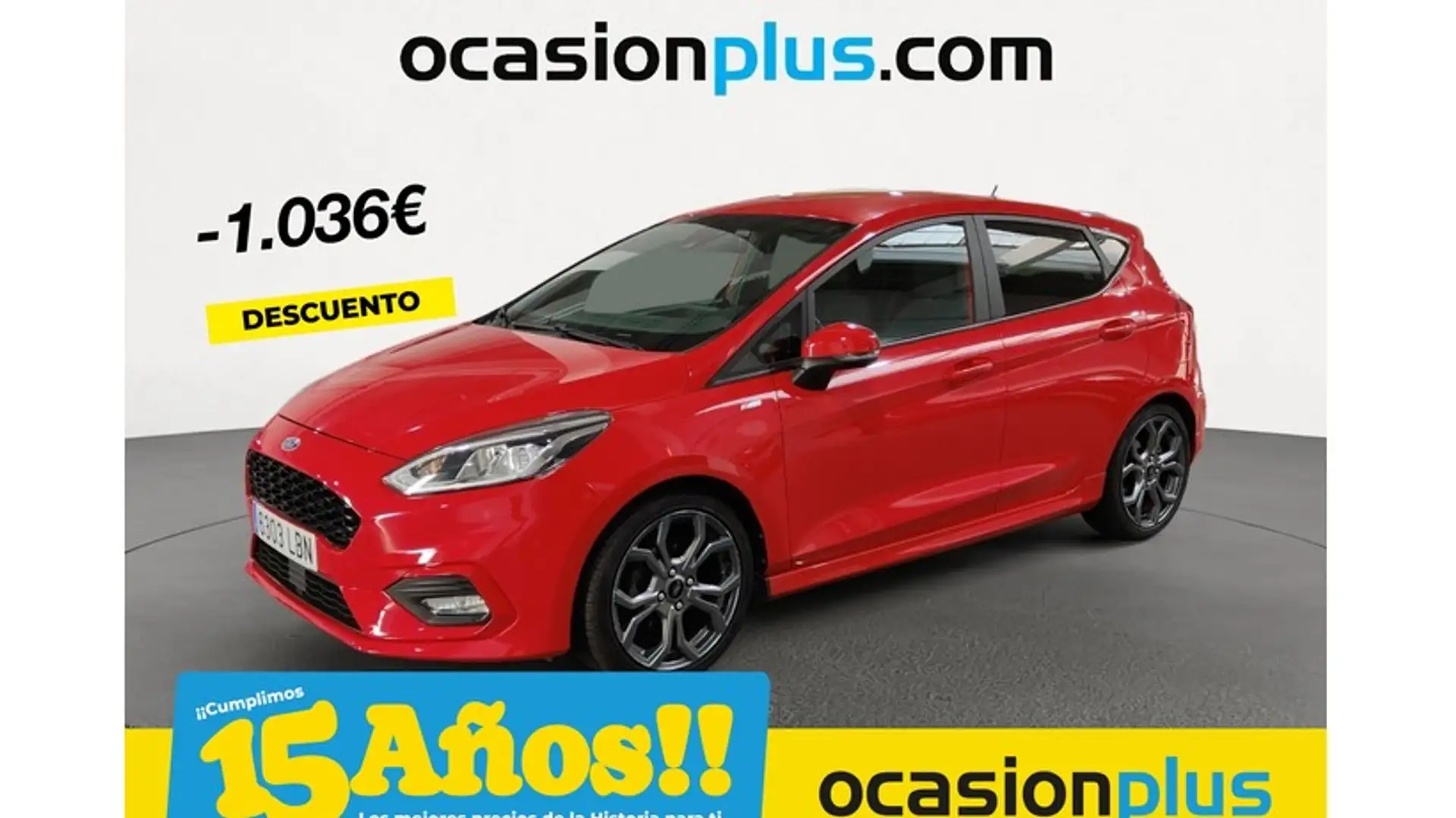 Ford Fiesta 1.1 PFI GLP ST Line Rouge - 1