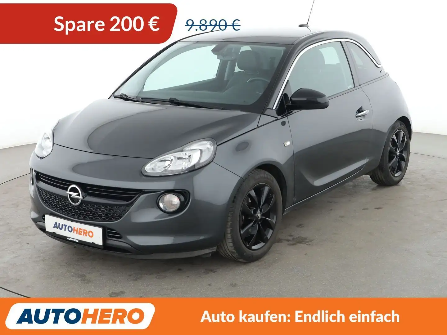Opel Adam 1.0 Turbo Unlimited ecoFlex*TEMPO*SHZ*KLIMA* Gris - 1