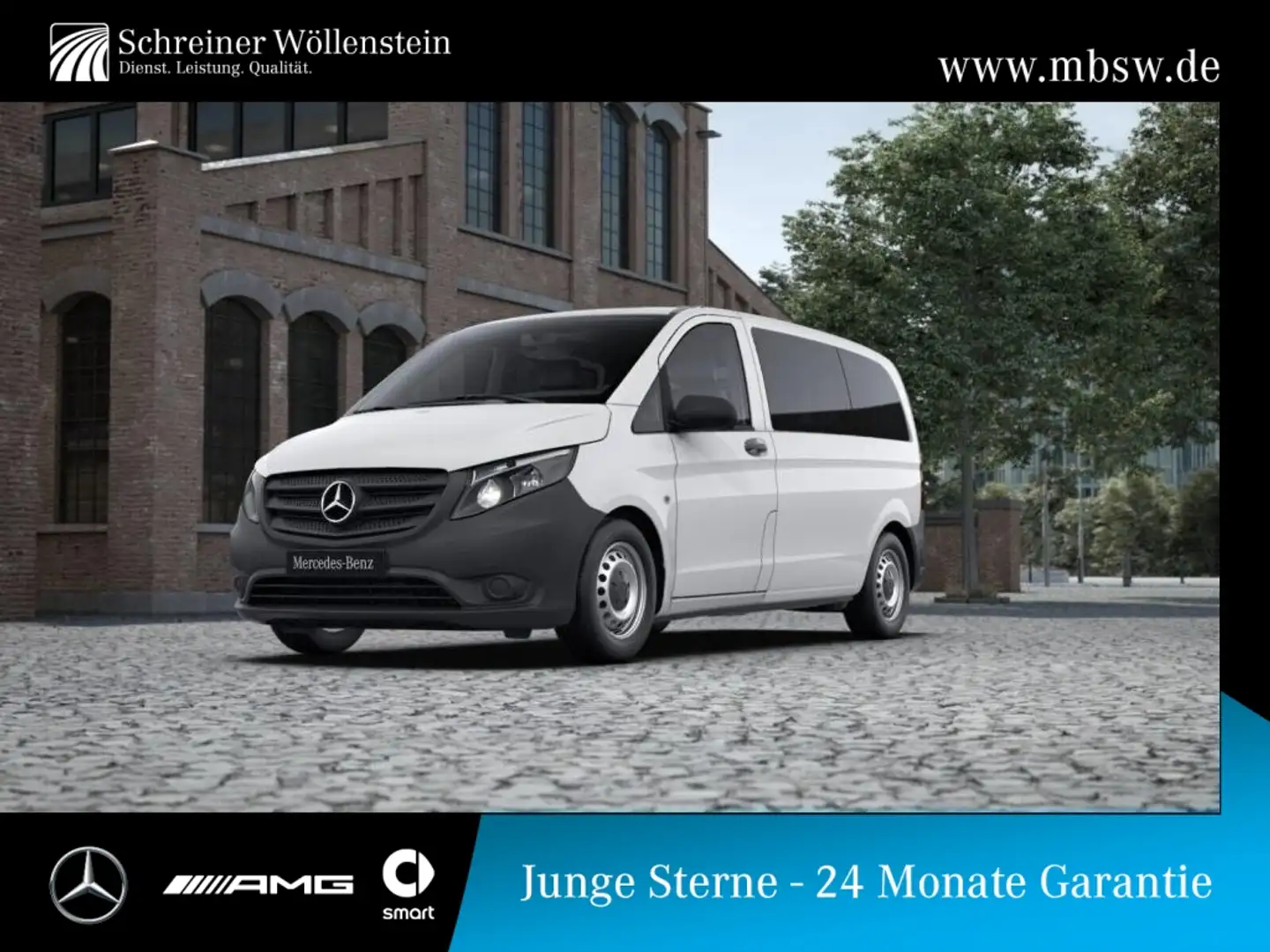 Mercedes-Benz Vito 116 CDI Mixto K *Automatik* AHK 2,5t*Navi* Weiß - 1