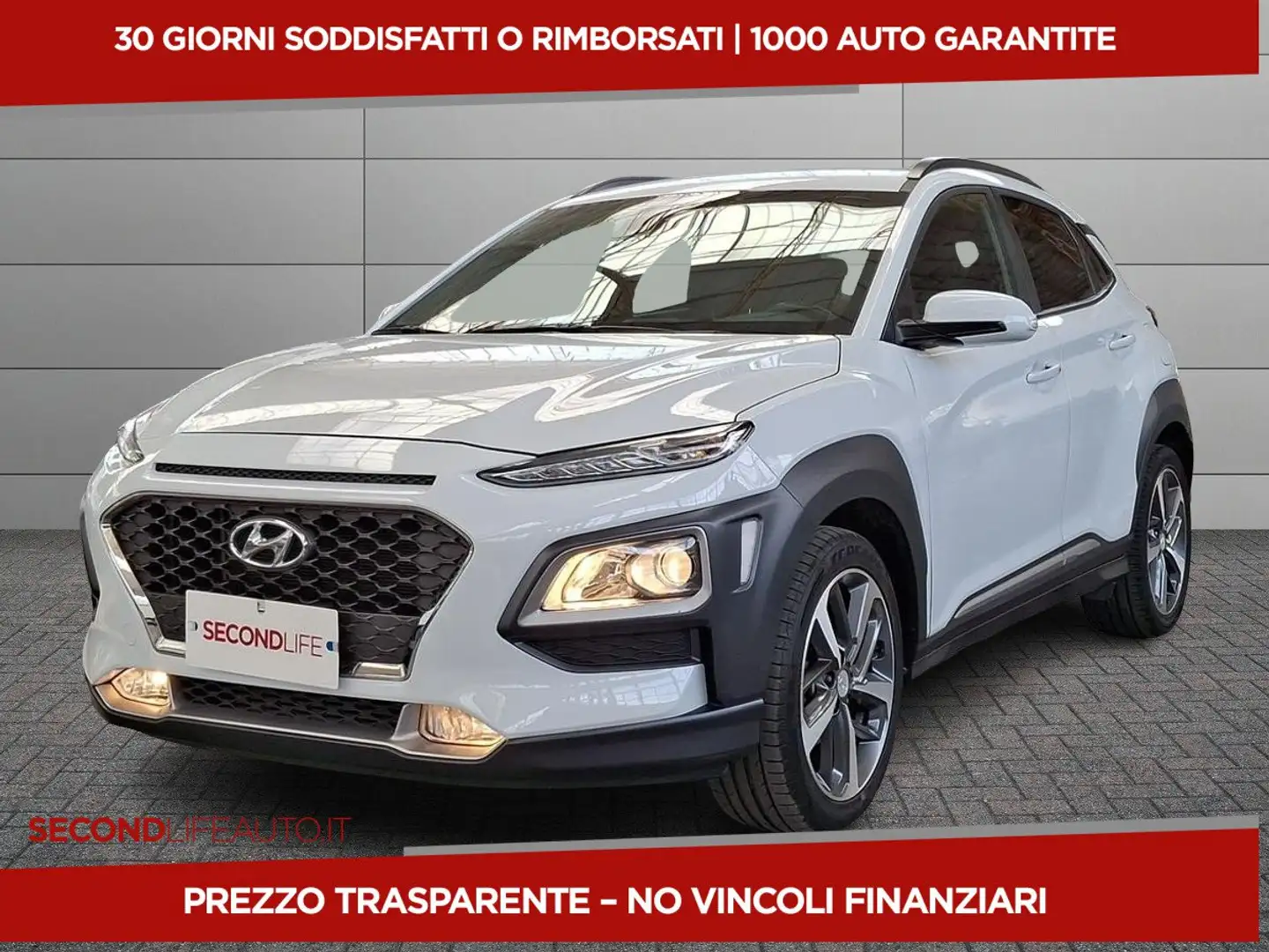 Hyundai KONA 1.0 t-gdi Xpossible 2wd 120cv my18 Bianco - 1
