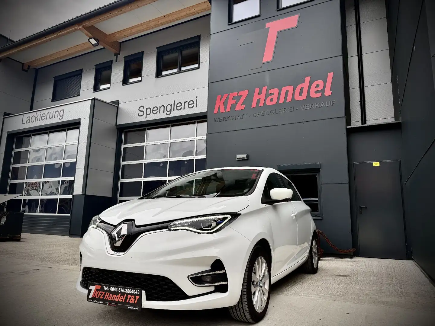 Renault ZOE Zoe R136 52kWh (Kauf-Batterie) Weiß - 1
