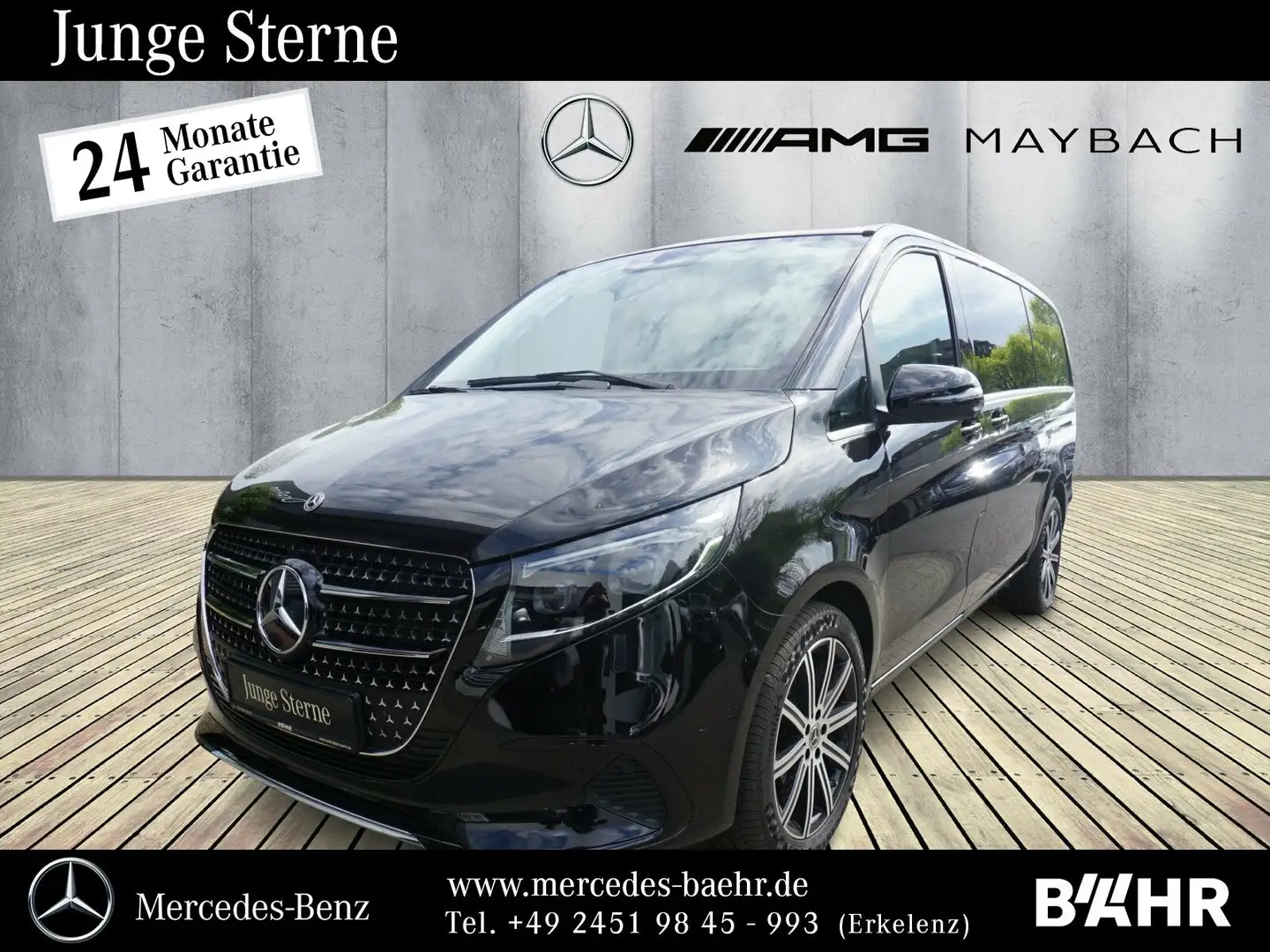 Mercedes-Benz V 300 V 300 d Lang Avantgarde/MBUX-Navi/Distronic/360° Schwarz - 1