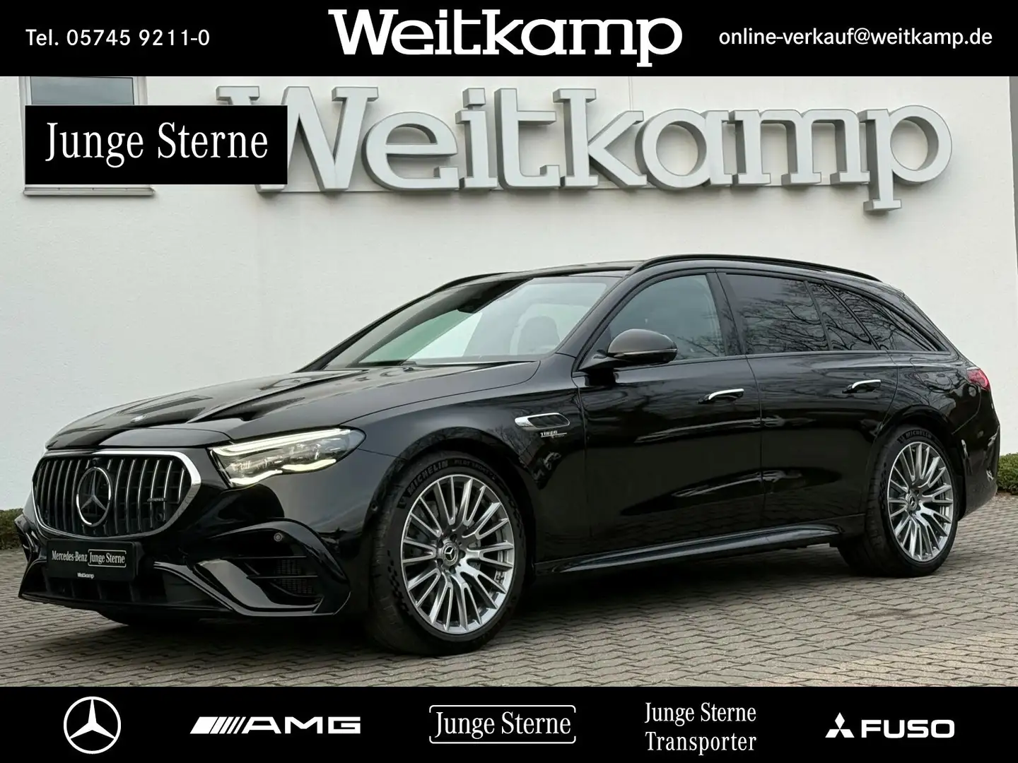 Mercedes-Benz E 53 AMG AMG E 53 Hybrid 4M+ T Pano+AHK+Distr.+Keyl.+360° Schwarz - 1